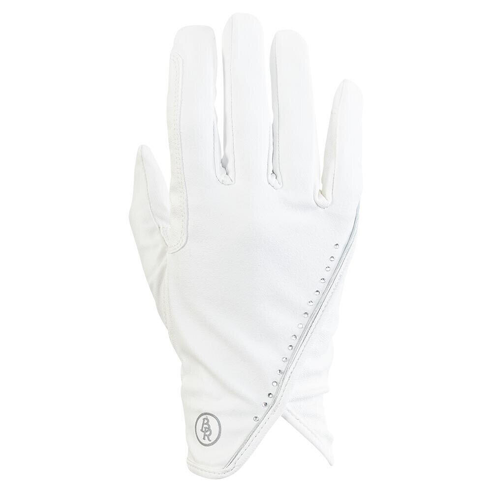 Br - Gants D'Équitation En Cuir Br Equitation Glowé - Gants - Blanc - 8 À 10 Ans - Decathlon