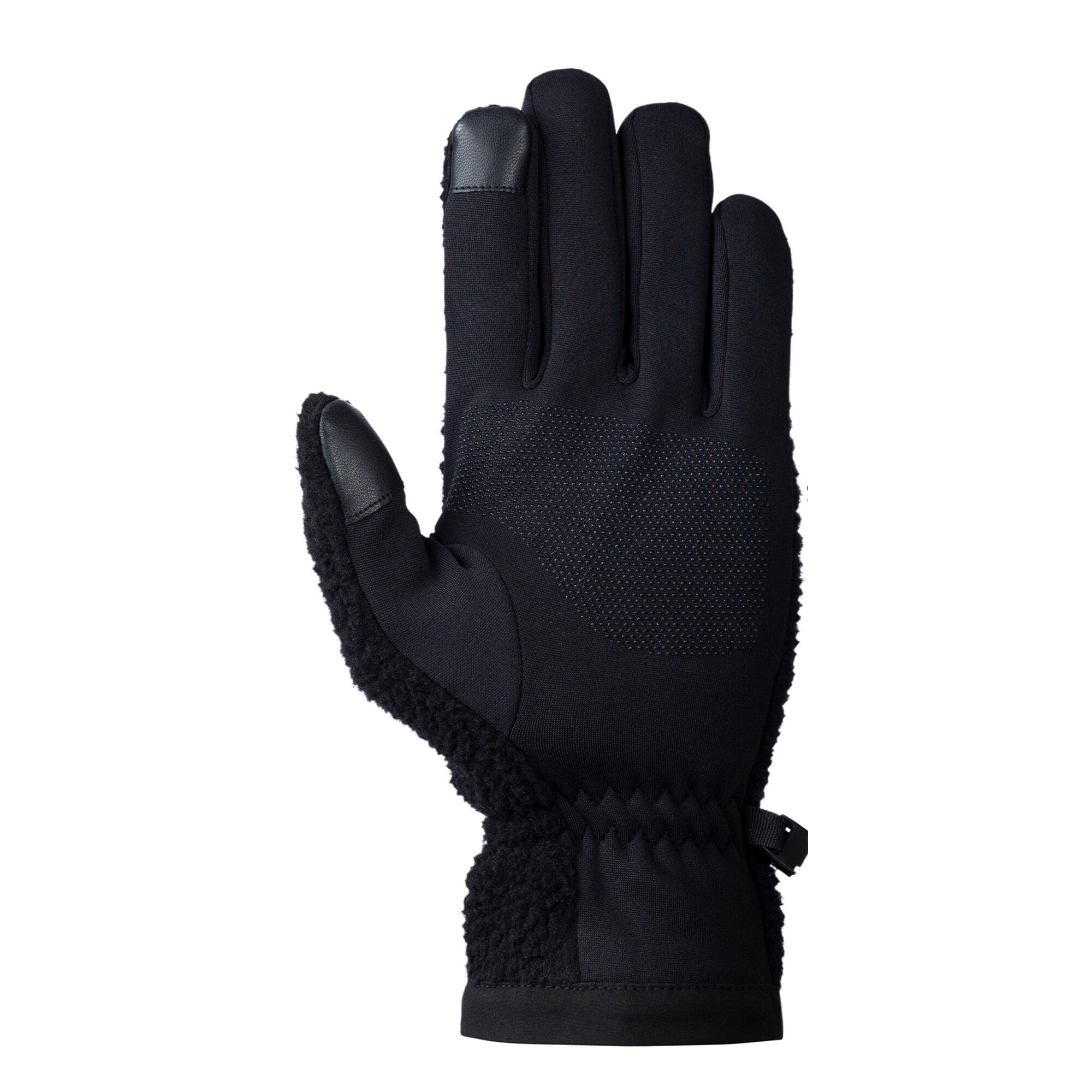 Adulto Unisex Lana Sherpa Guanto Trespass Ainslee Nero 2/5