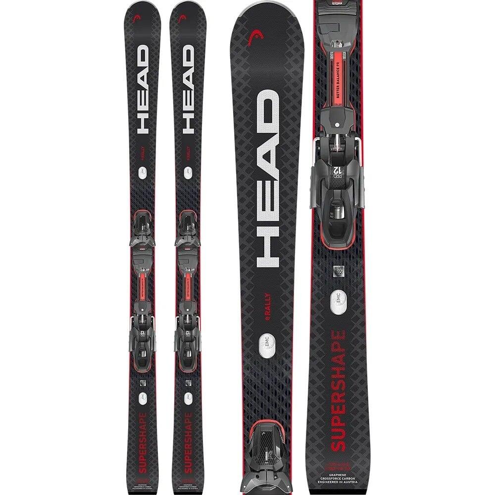 Head Supershape E-Rally + PRD 12 GW All Mountain Ski - 163cm - Schwarz 2/7
