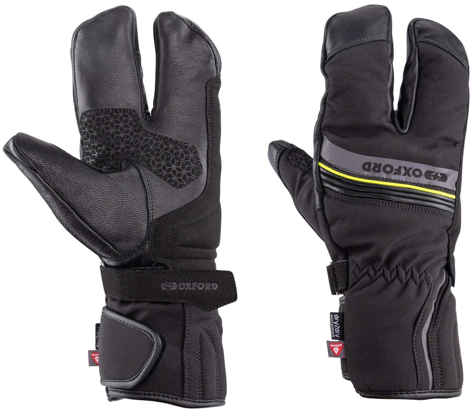Rękawice motocyklowe OXFORD zimowe męskie XL czarne