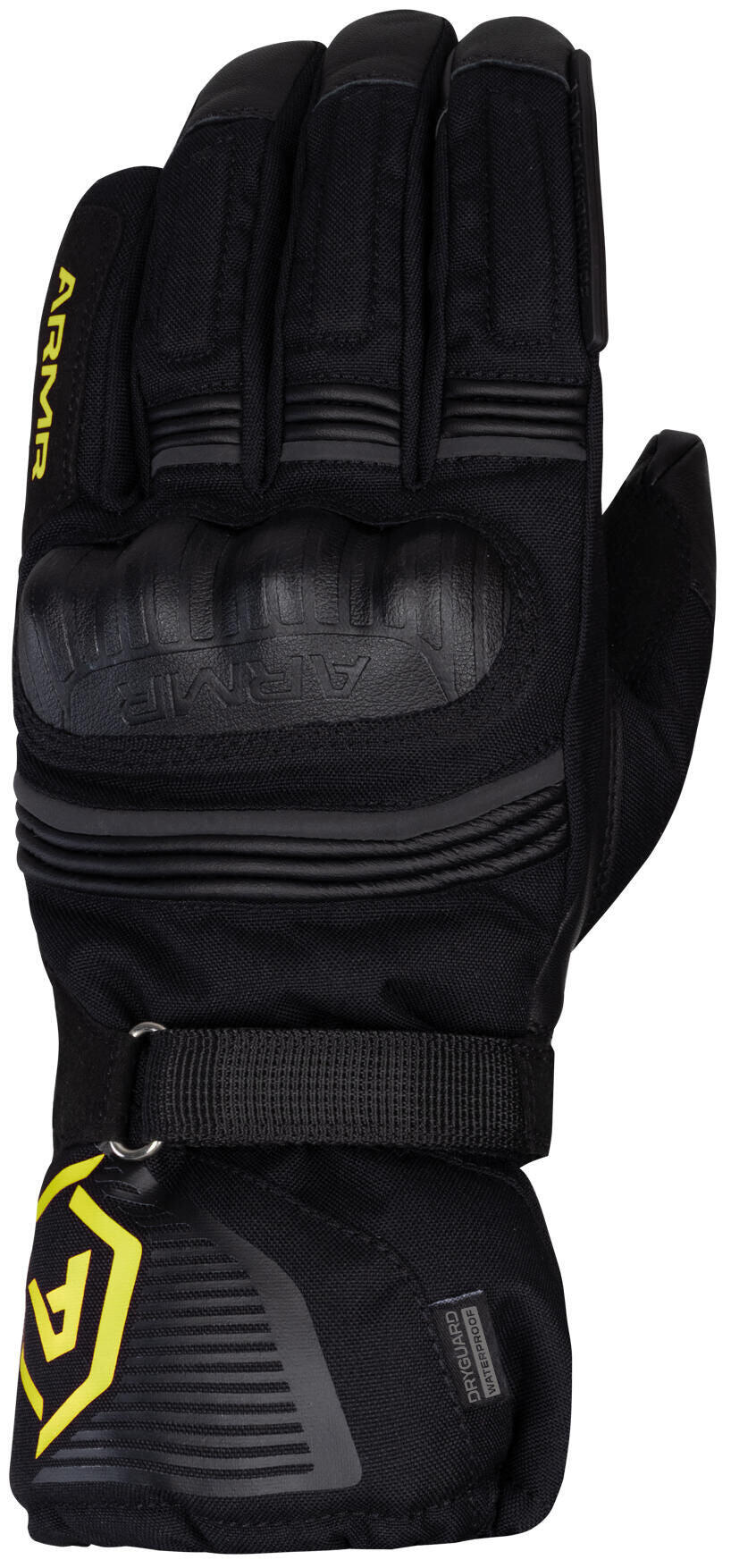 ARMA ARMR Kumaji 3.0 Handschuhe – Schwarz/Gelb, Gr. M (8)