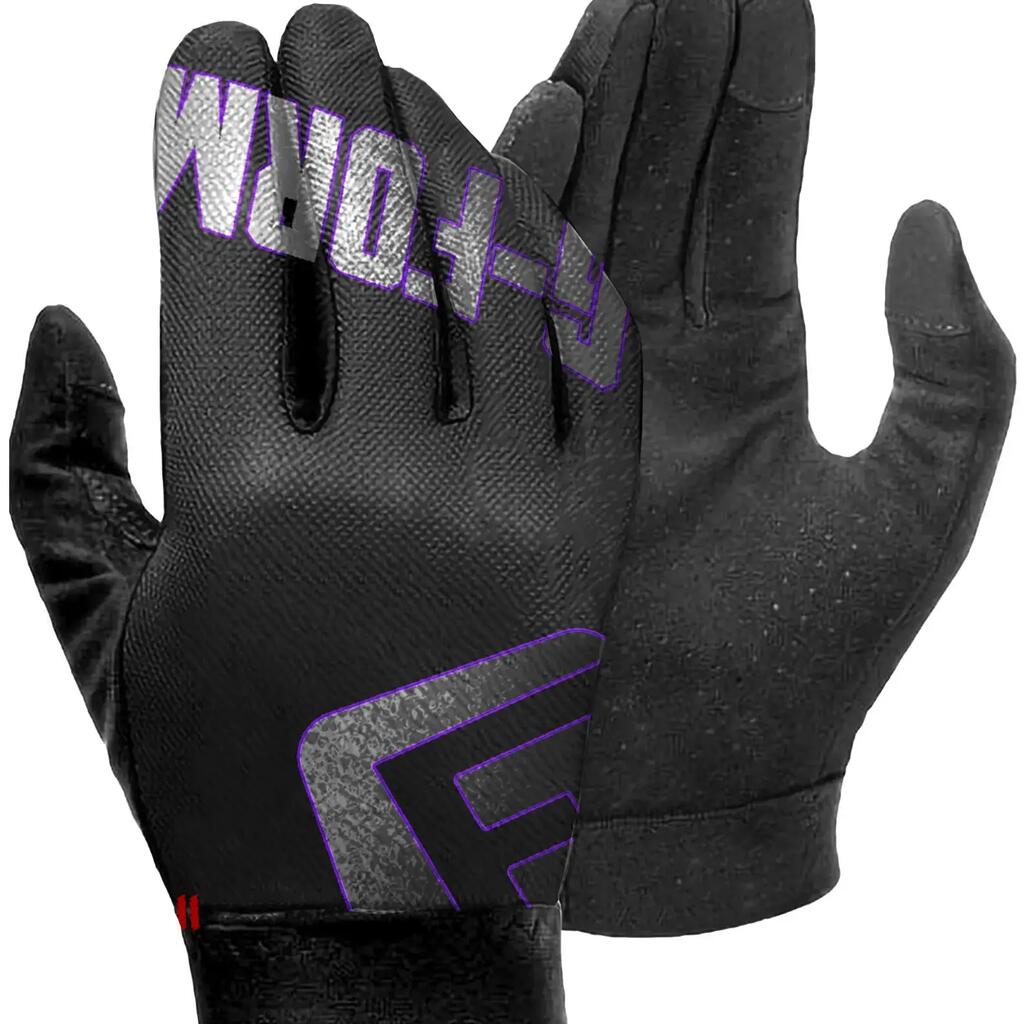 G-FORM Tempo Cycling Glove — XS, Black/Purple.