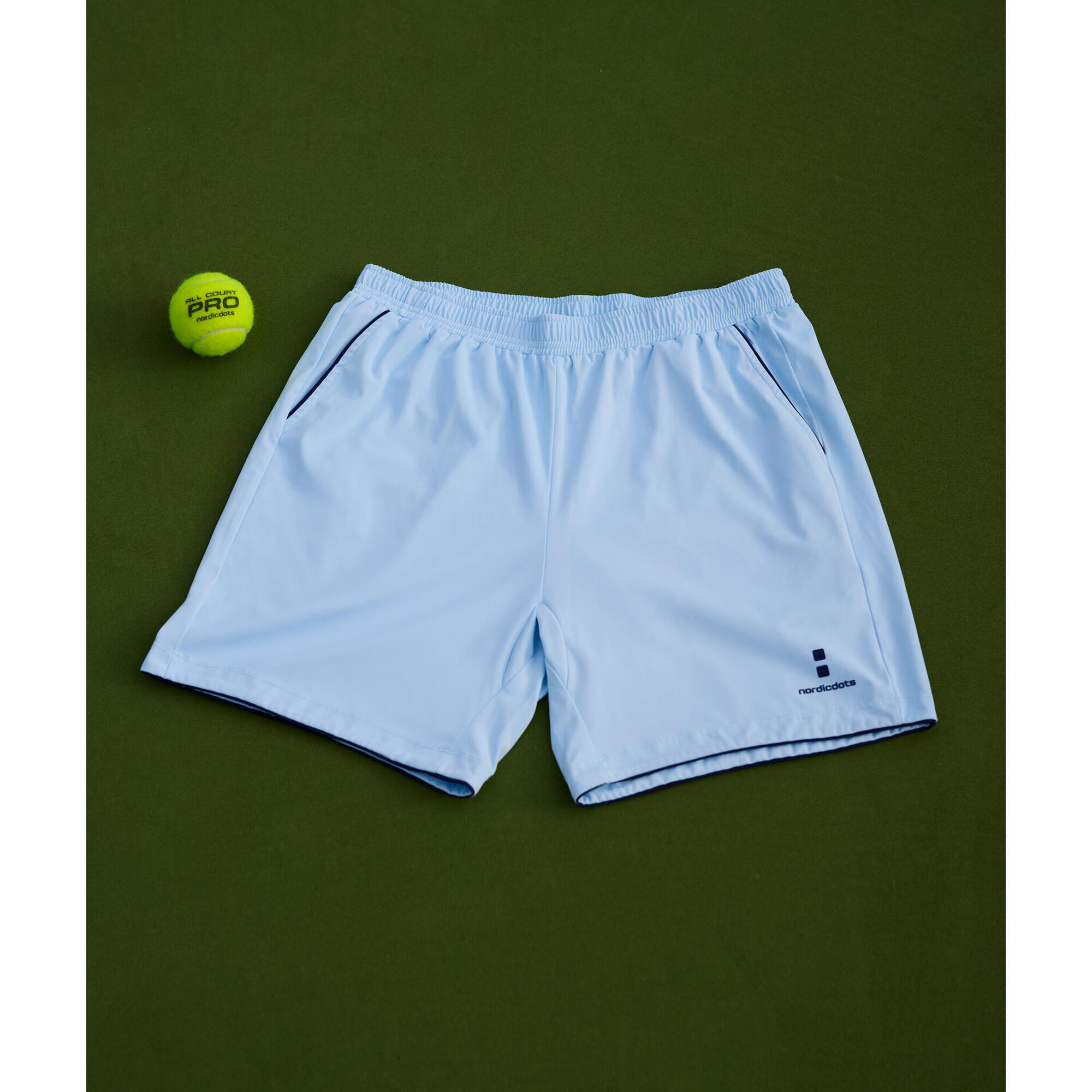 Nordicdots - Short Tennis/padel Pro Flex Homme Bleu Glacier - Short - Bleu - Decathlon