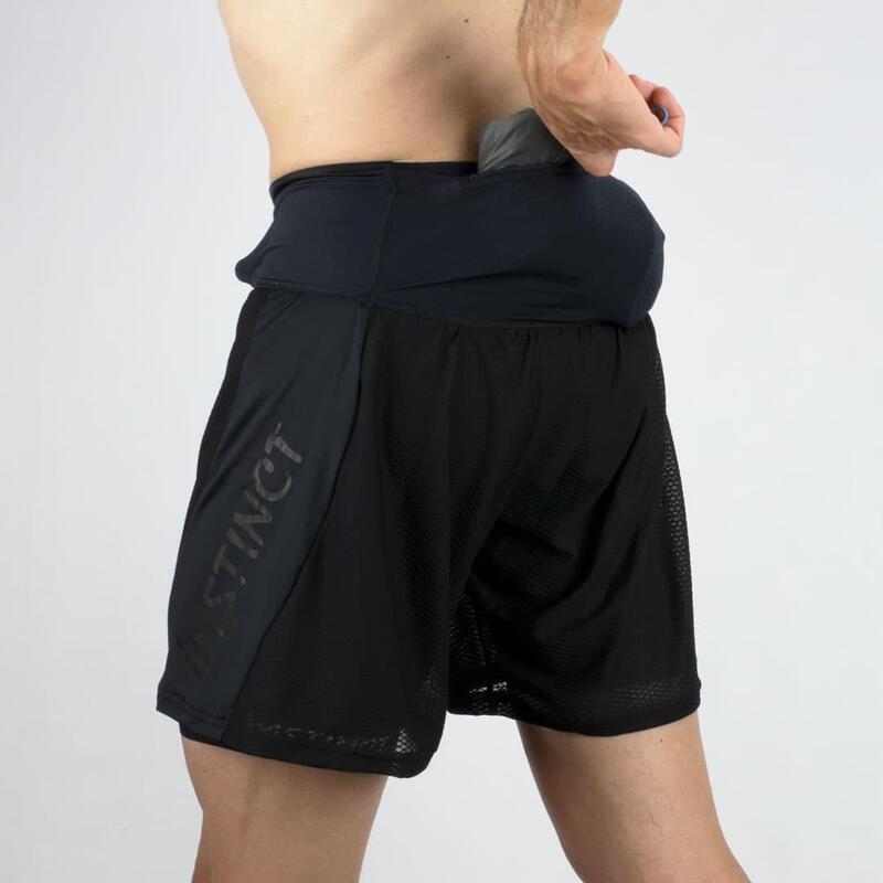 Instinct - Trail Short Ultra Race - 2-in-1 unisex - negru