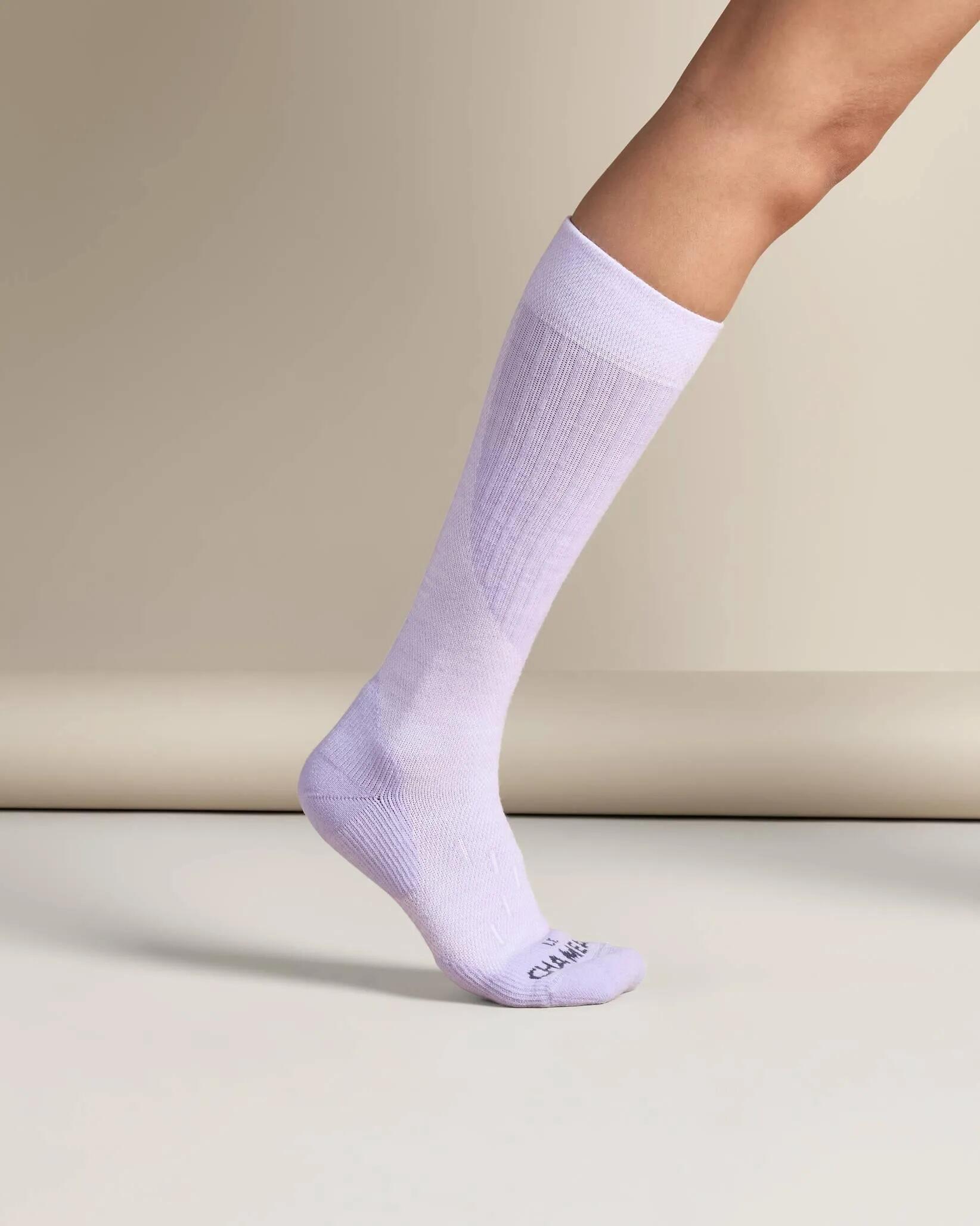 Le Chameau Iris sokken Lila - Maat S 3/4