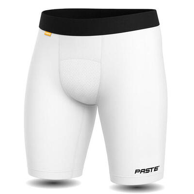 Pantalone a compressione INTENSE PRO uomo – bianco