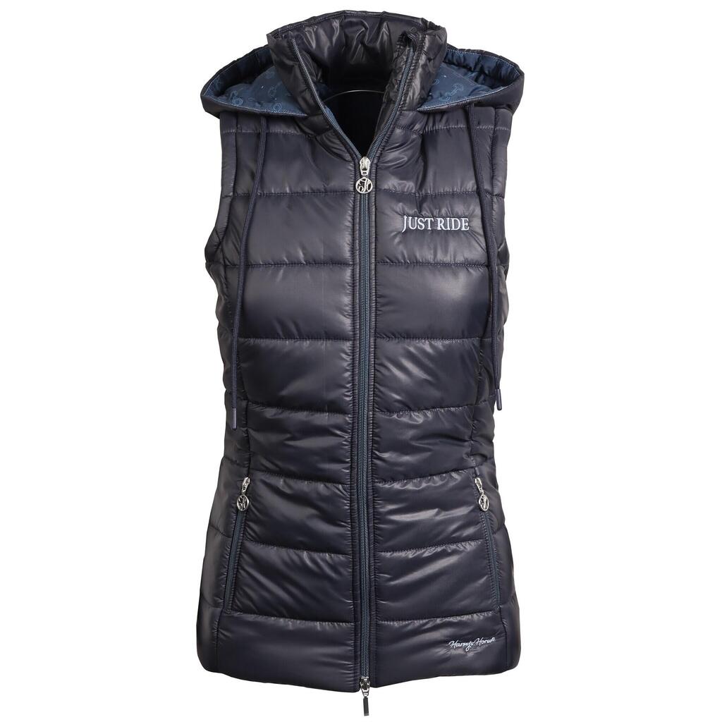 Women's sleeveless down jacket Harry's Horse Just Ride Retro