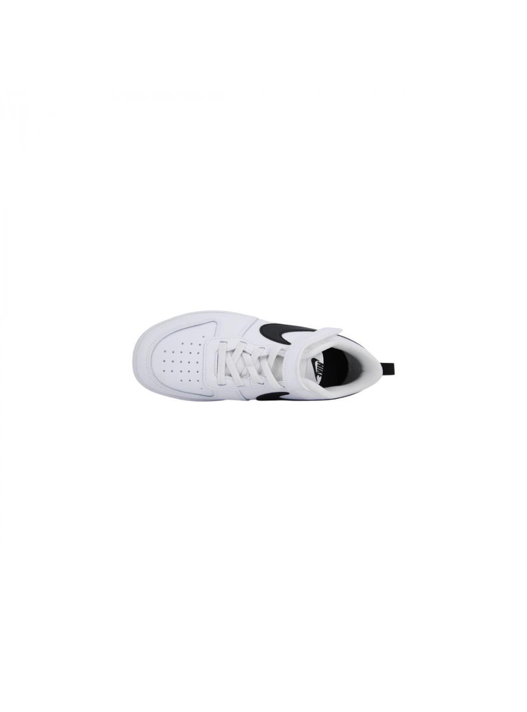 Nike Sportswear Court Borough Low 2 BQ5451_104 Scarpe Bambino Multicolore/Nero 3/4