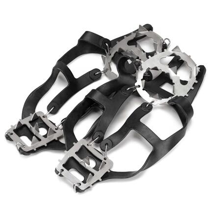 Raczki na buty turystyczne, antypoślizgowe nakładki rozmiar 36-40 czarne