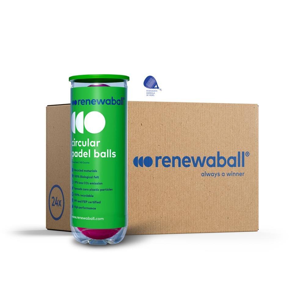 Renewaball - Box 24x3 Pink - Professional padel racket Renewaball - Box 24x3 Pink