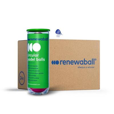 Renewaball - box 24x3 pink padel balls
