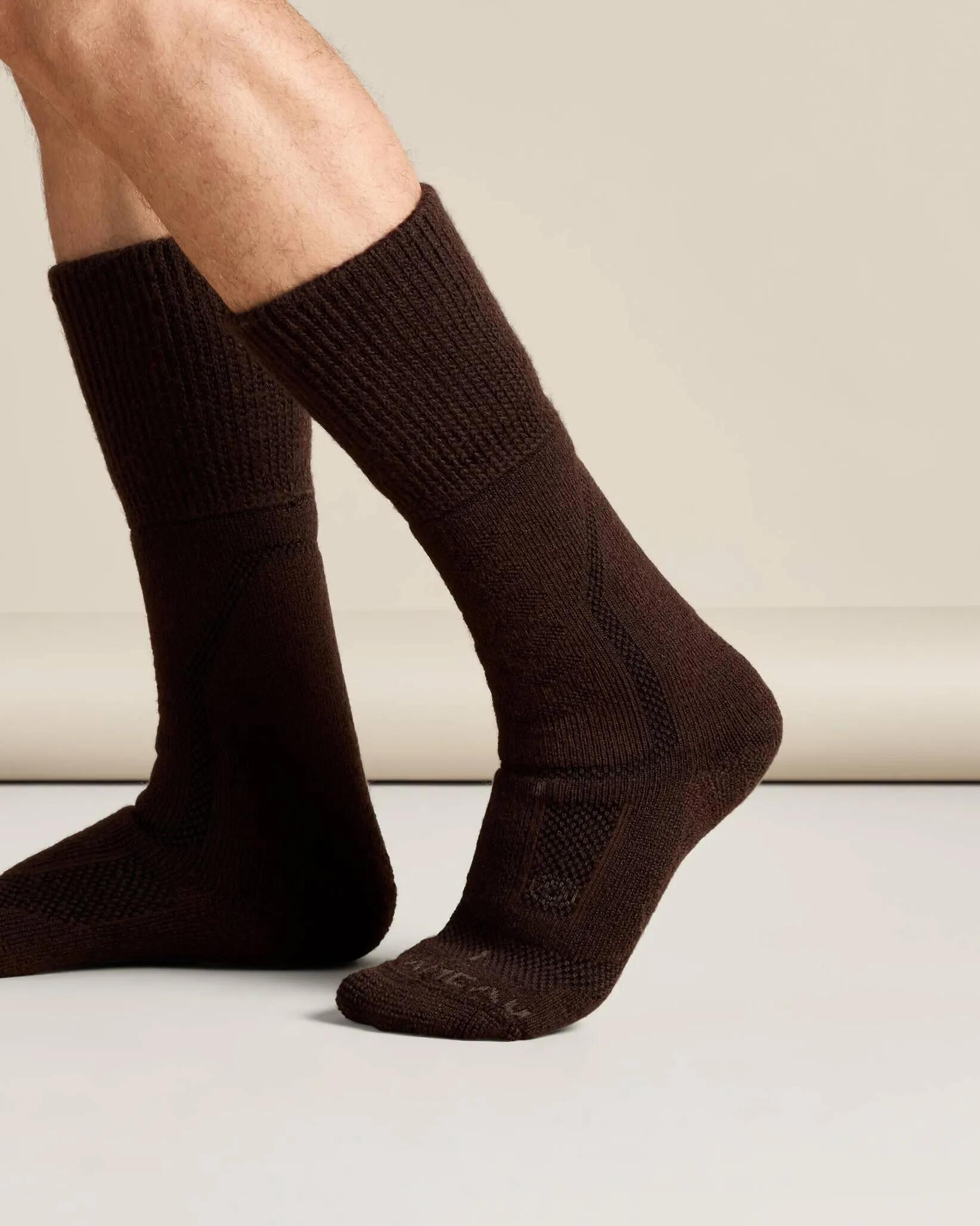 Chaussettes Cérès Le Chameau Marron Foncé - M 3/3
