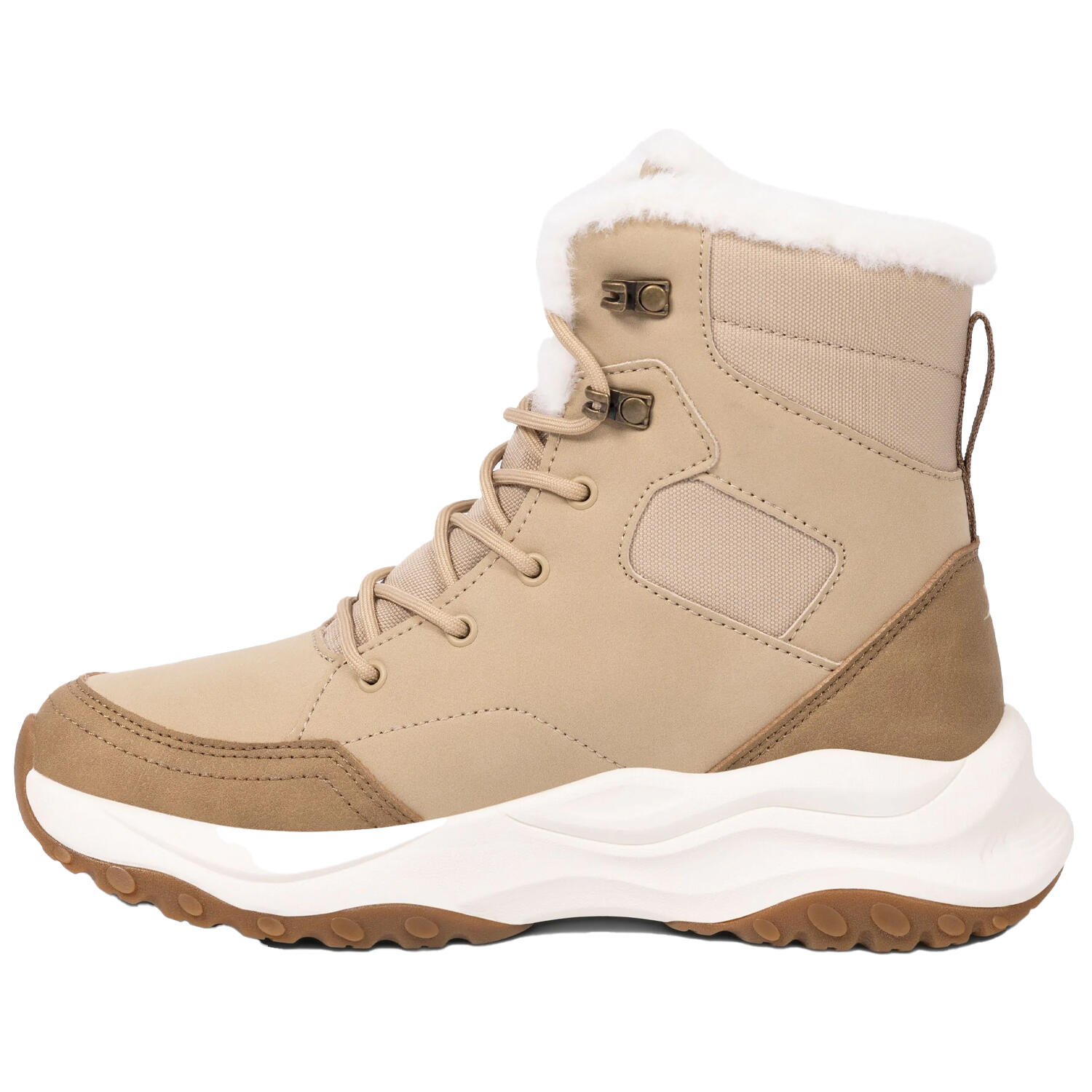 Womens/Ladies Nadine Snow Boots (Ecru) 3/5