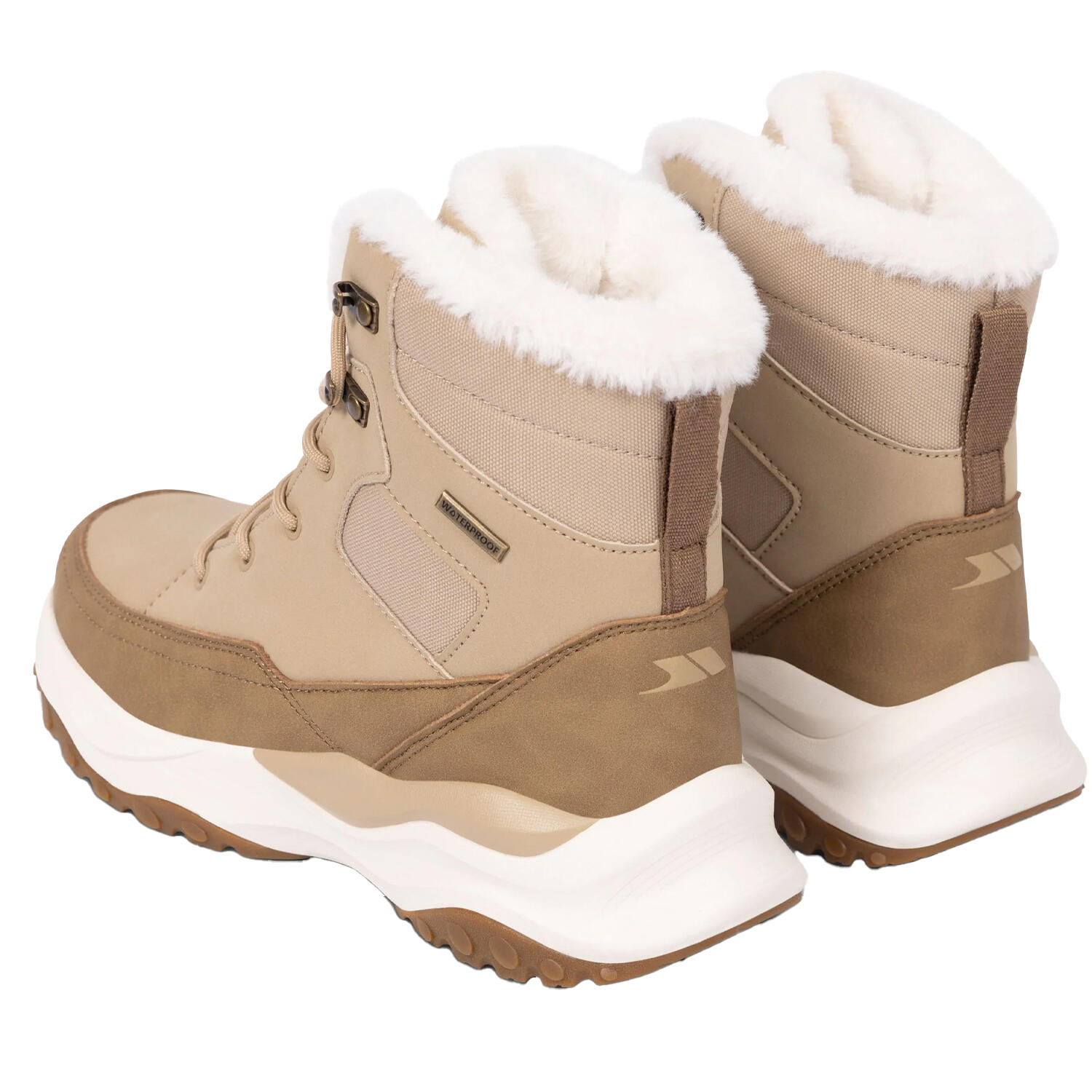 Womens/Ladies Nadine Snow Boots (Ecru) 2/5