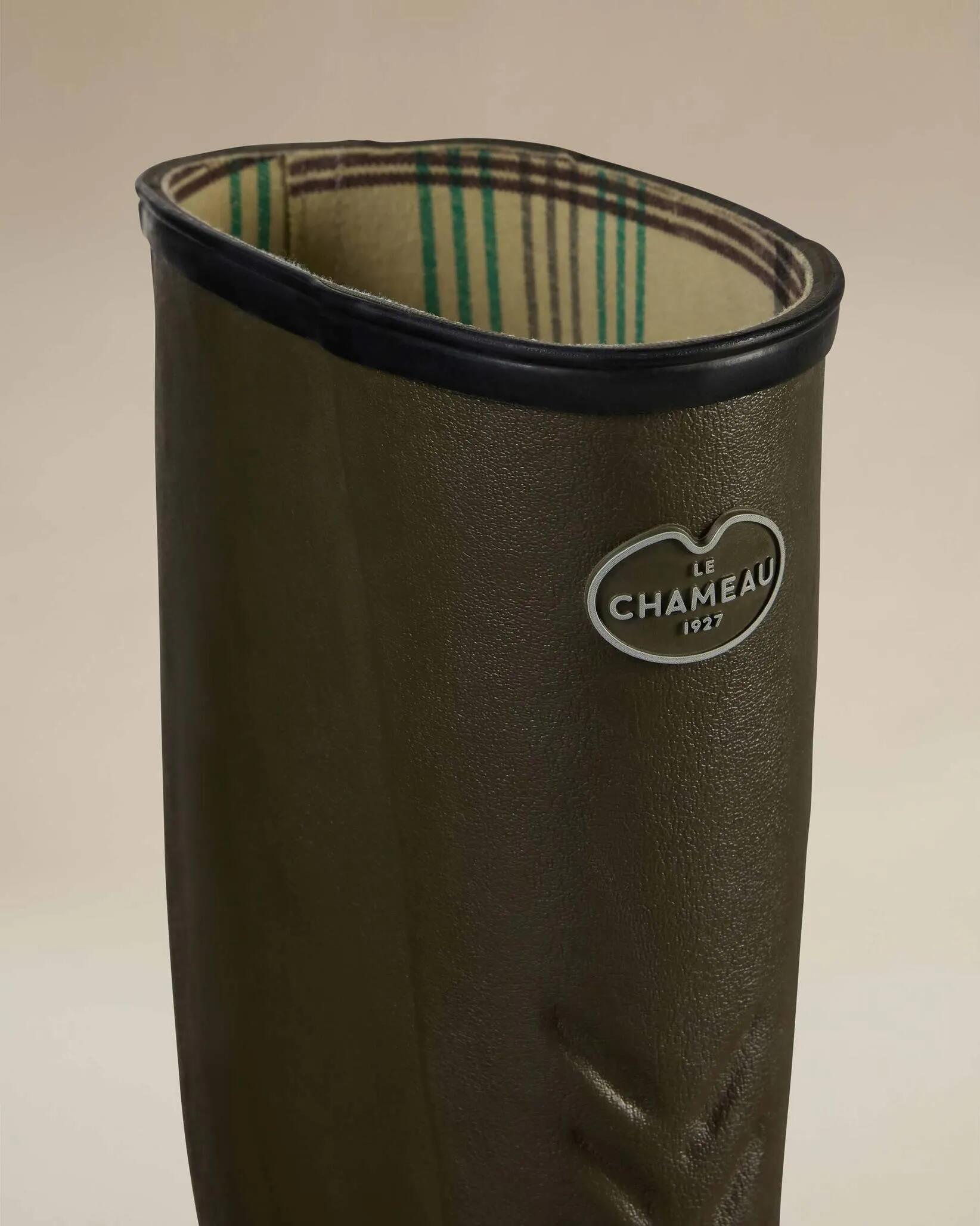 Bottes Cérès Le Chameau Doublées de Jersey Vert Chameau - 40 4/6