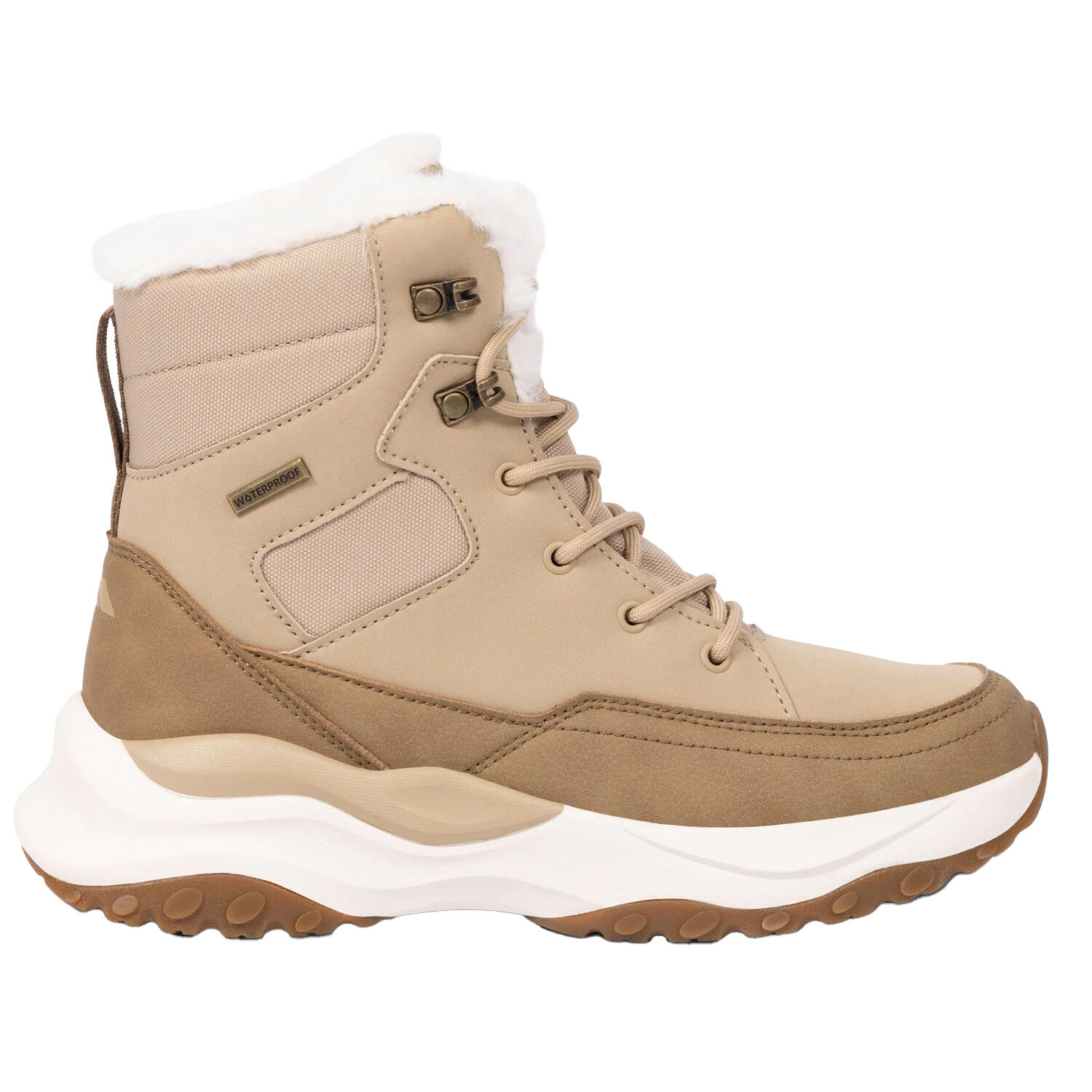 Womens/Ladies Nadine Snow Boots (Ecru) 4/5