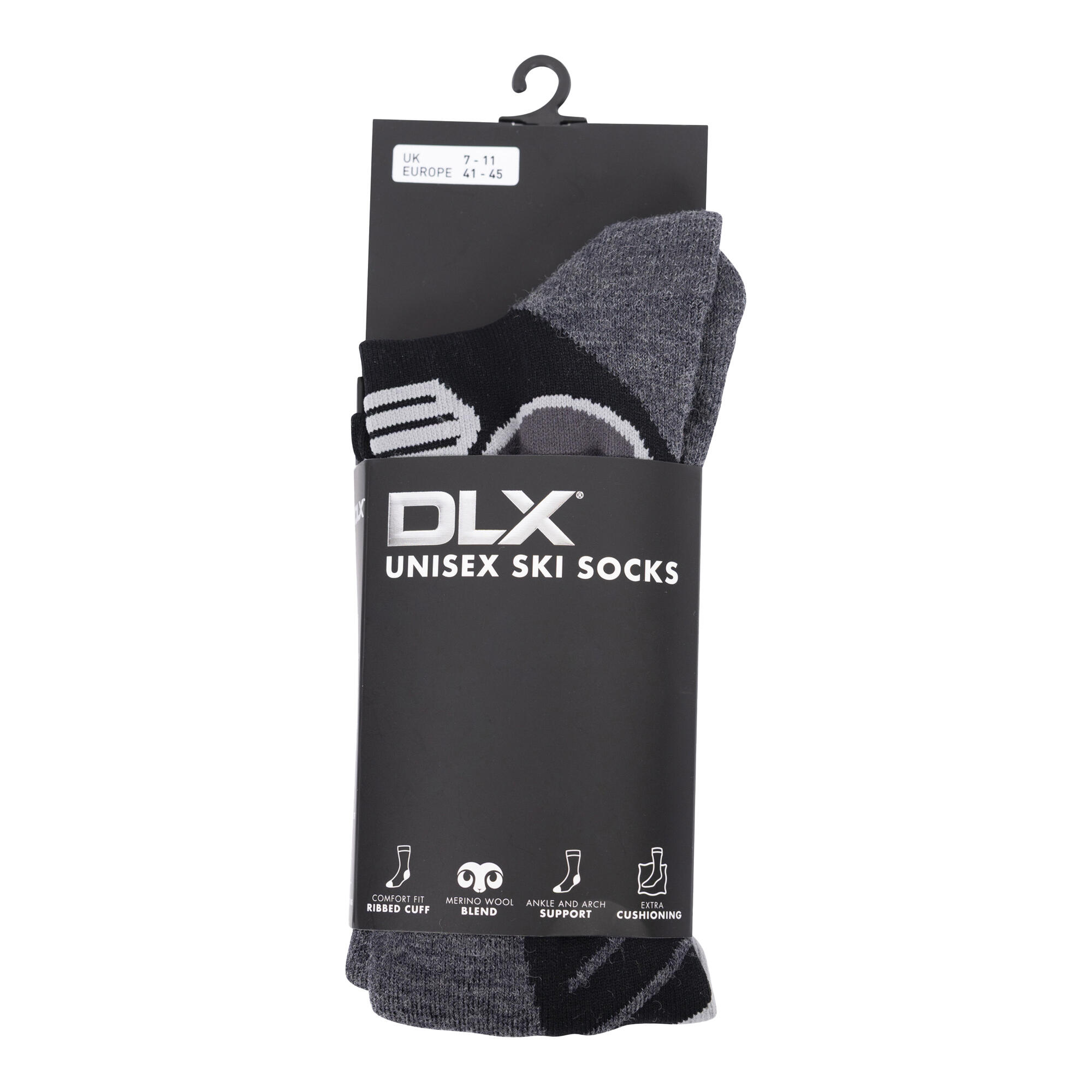 Chaussettes De Ski ANSELM Adulte (Noir) 4/5