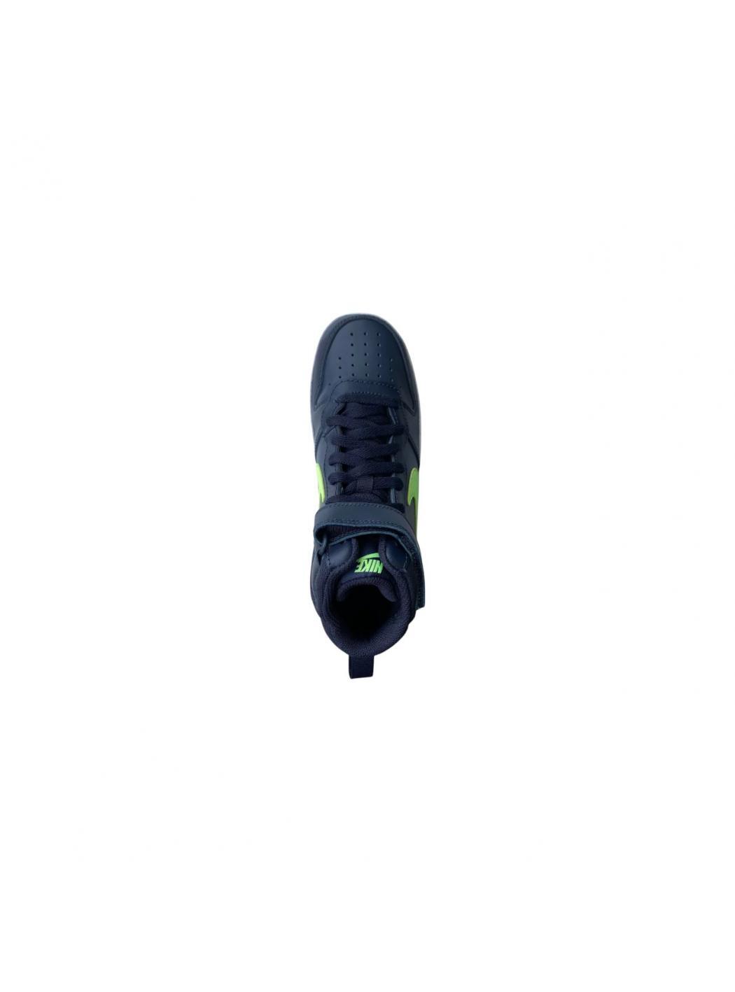 Nike Sportswear Court Borough Mid 2 Uomo - Sneakers Blu/Olive 38.5 3/4