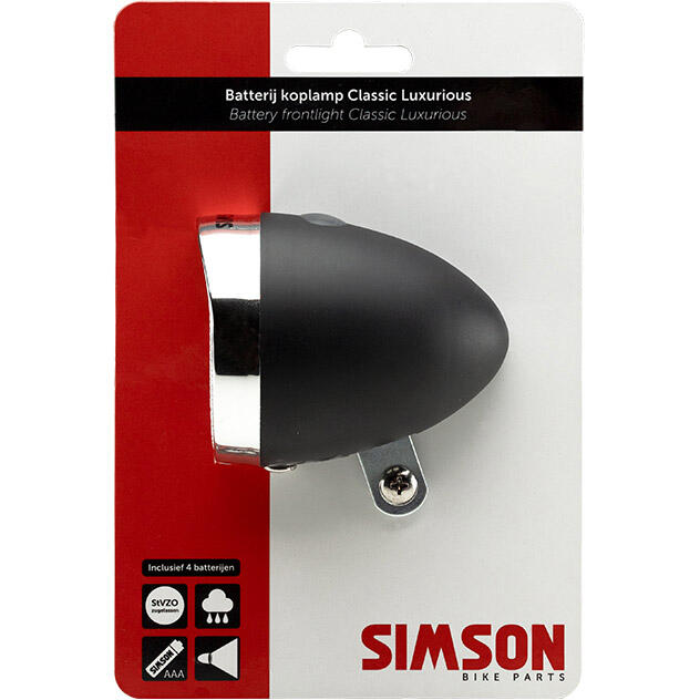 Phare Simson luxueux classique 30lux noir 4/5