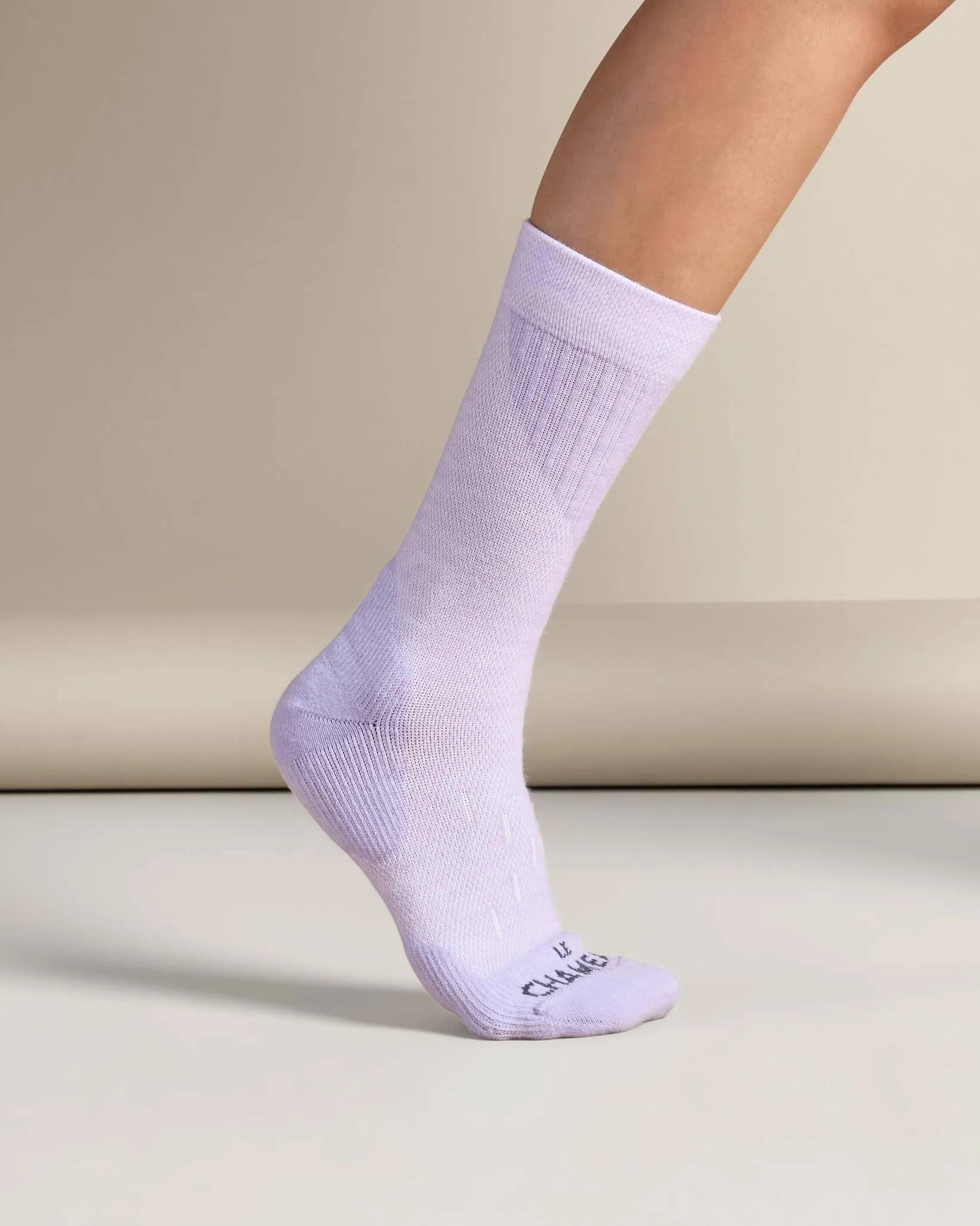 Chaussettes Iris Low Le Chameau Lilas - M 3/4