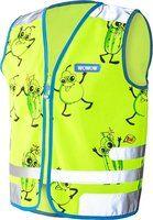 Wowow Gilet Réfléchissant Enfants Comic Veggie S Vert