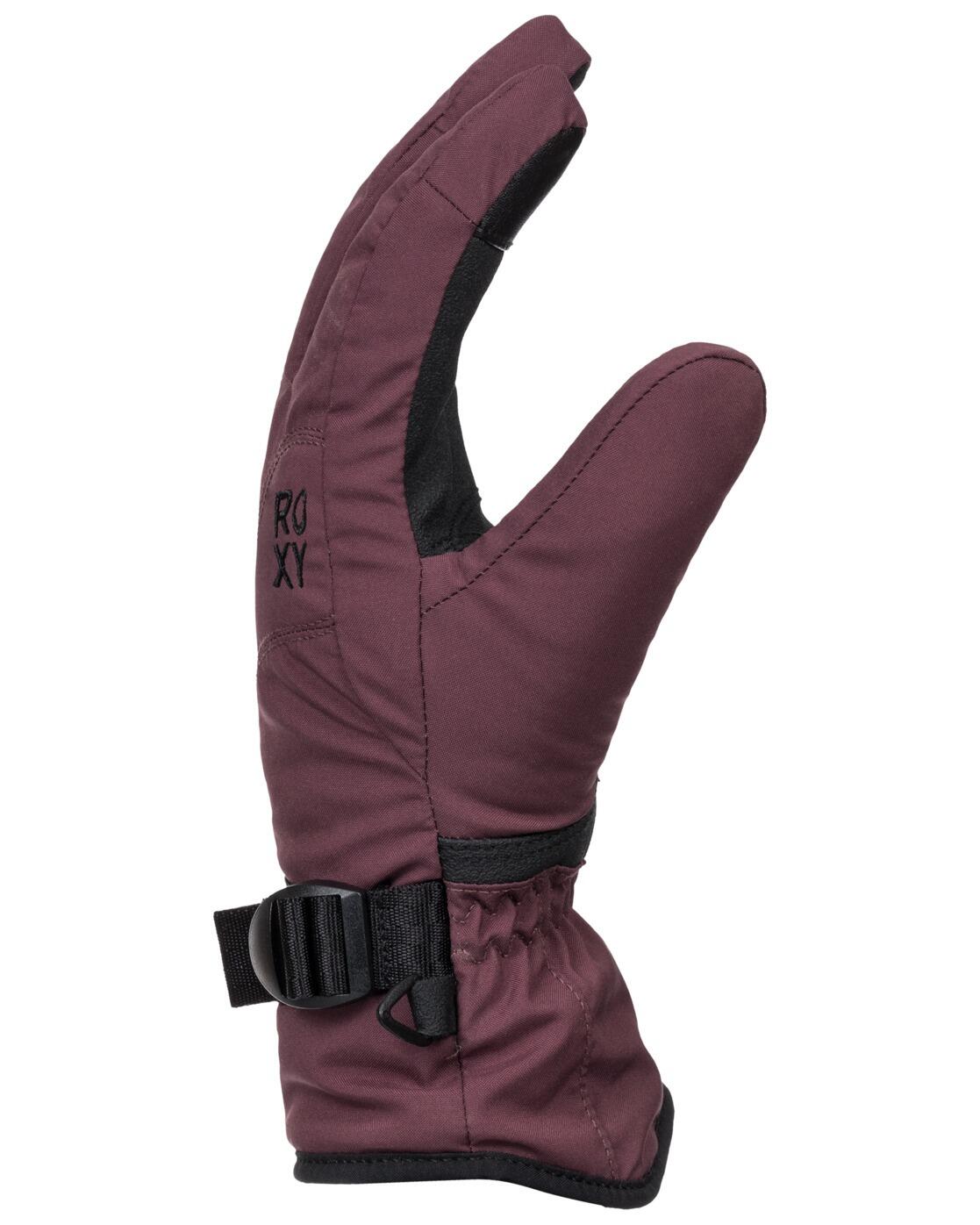 Guantes técnicos de snow ROXY JETTY SOLID Rojo Mujer 2/3
