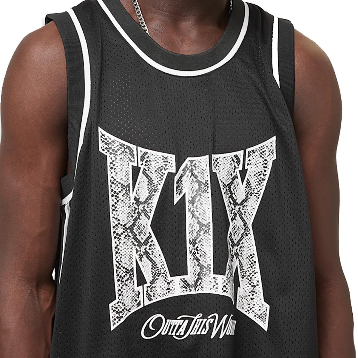 K1X Herren Jersey Python schwarz 3/4
