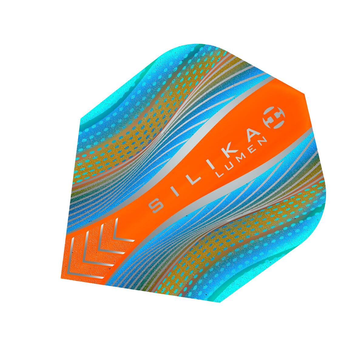 Plumas de Dardos Silica Lumen Packs de 3 Naranja, Azul 4/4