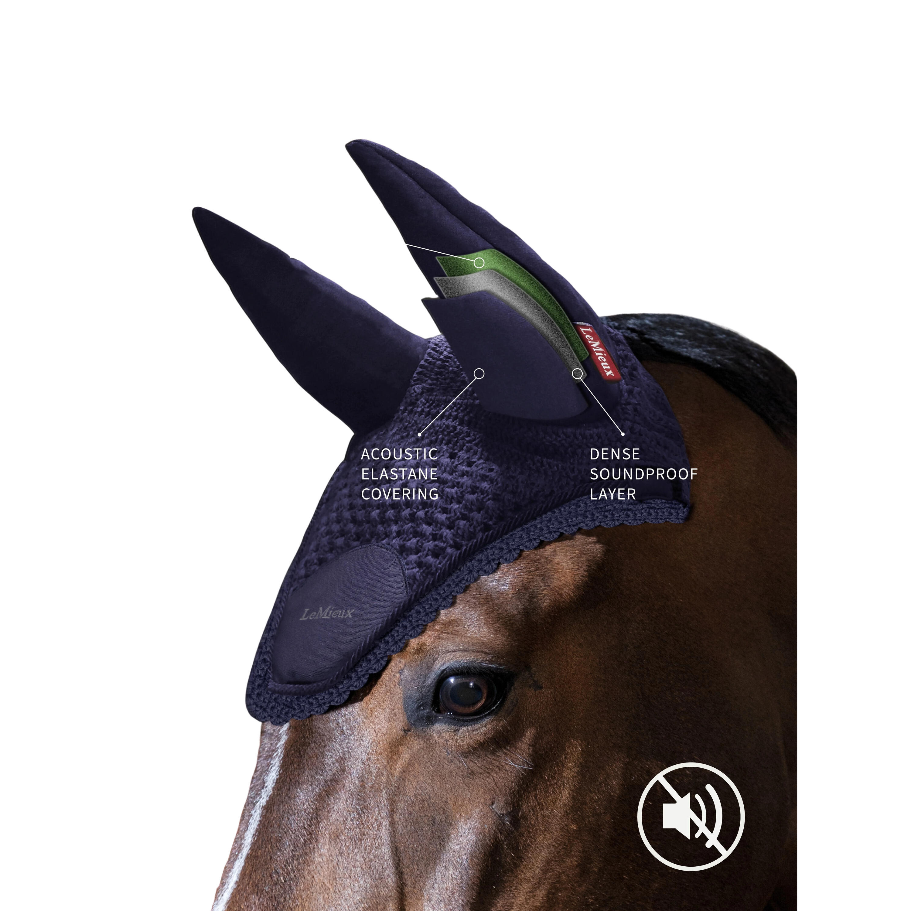 Paardenvliegen hoed LeMieux Essence 4/4