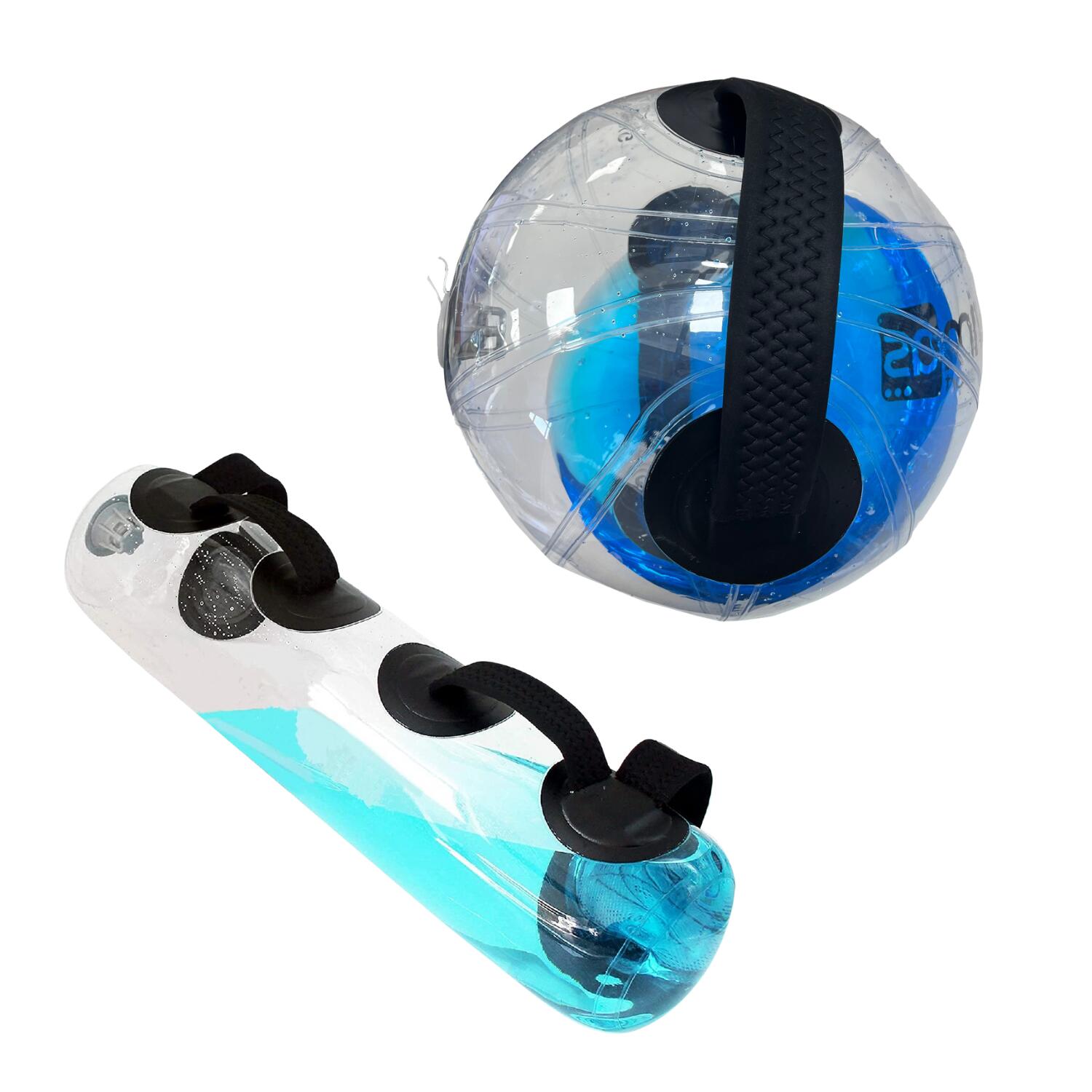 Pack Treino Aqua – Saco de Água + Bola Medicinal Aqua para Fitness Funcional 2/3