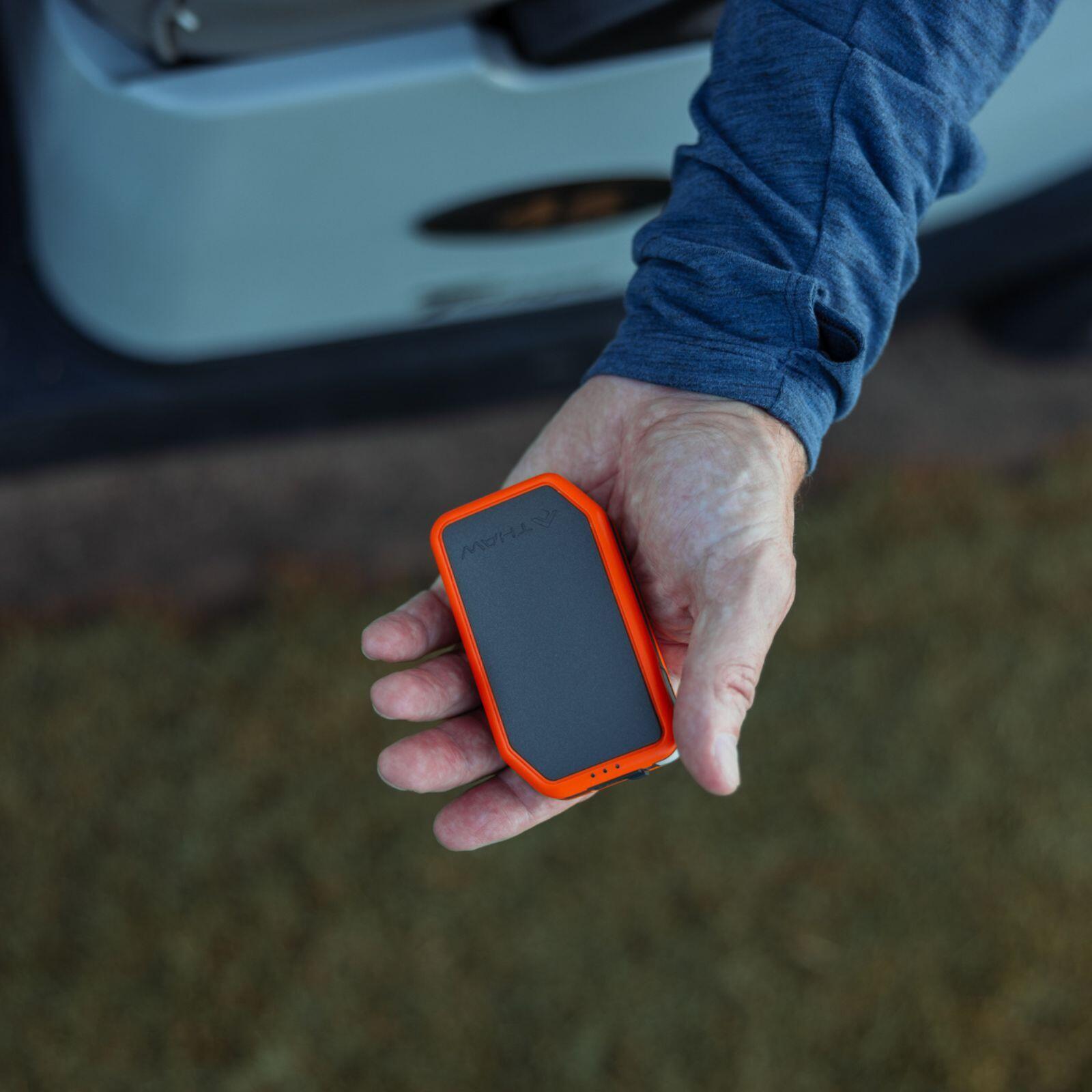 Chauffe-mains rechargeable THAW 10K – Double face, LED, Power Bank USB Outdoor 4/5