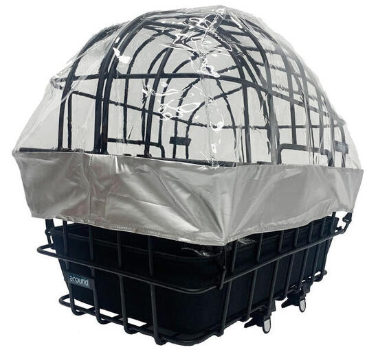 Copertura antipioggia Pieper per cestino bici Around LUNA XL.