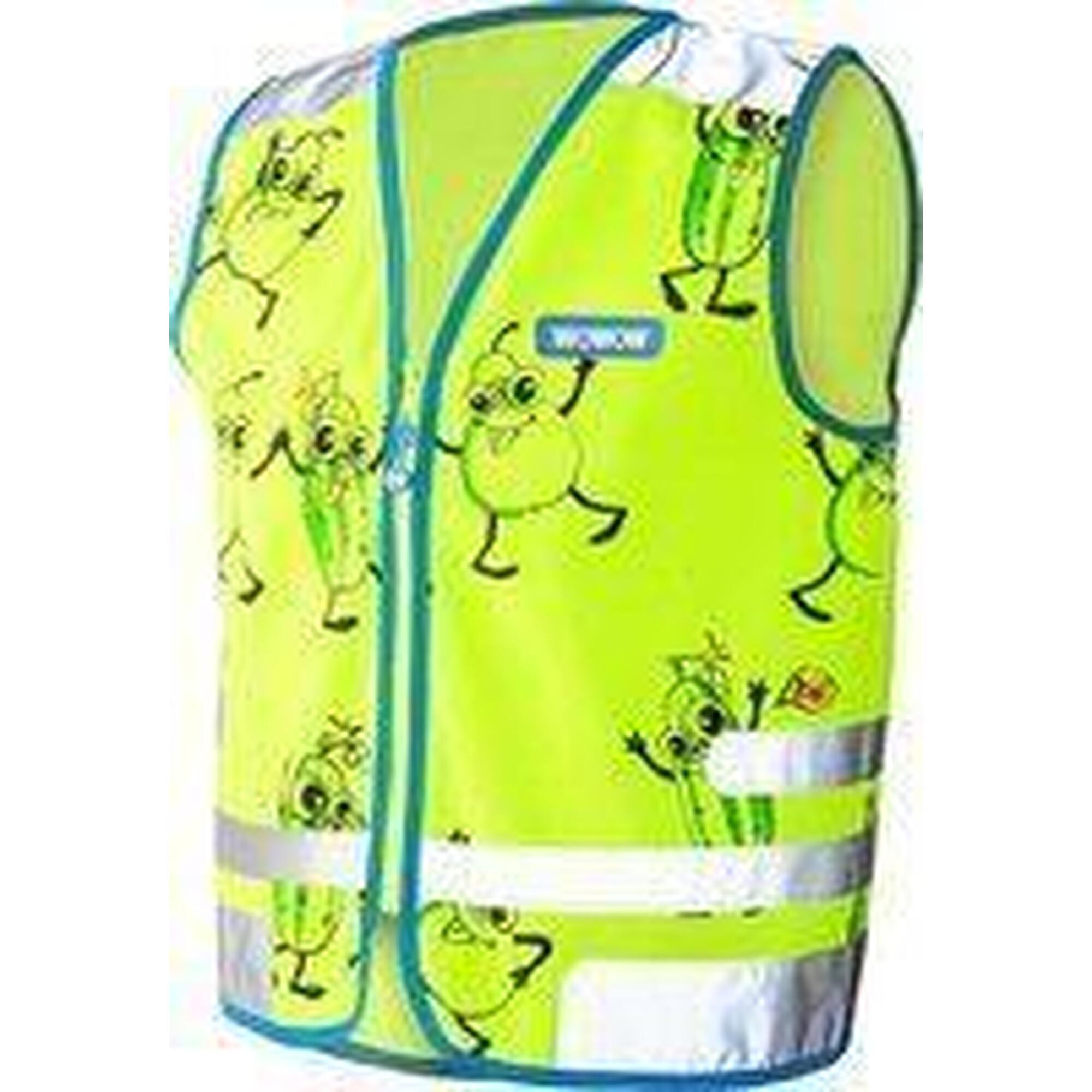 Gilet réfléchissant enfant Wowow Comic Veggie L vert