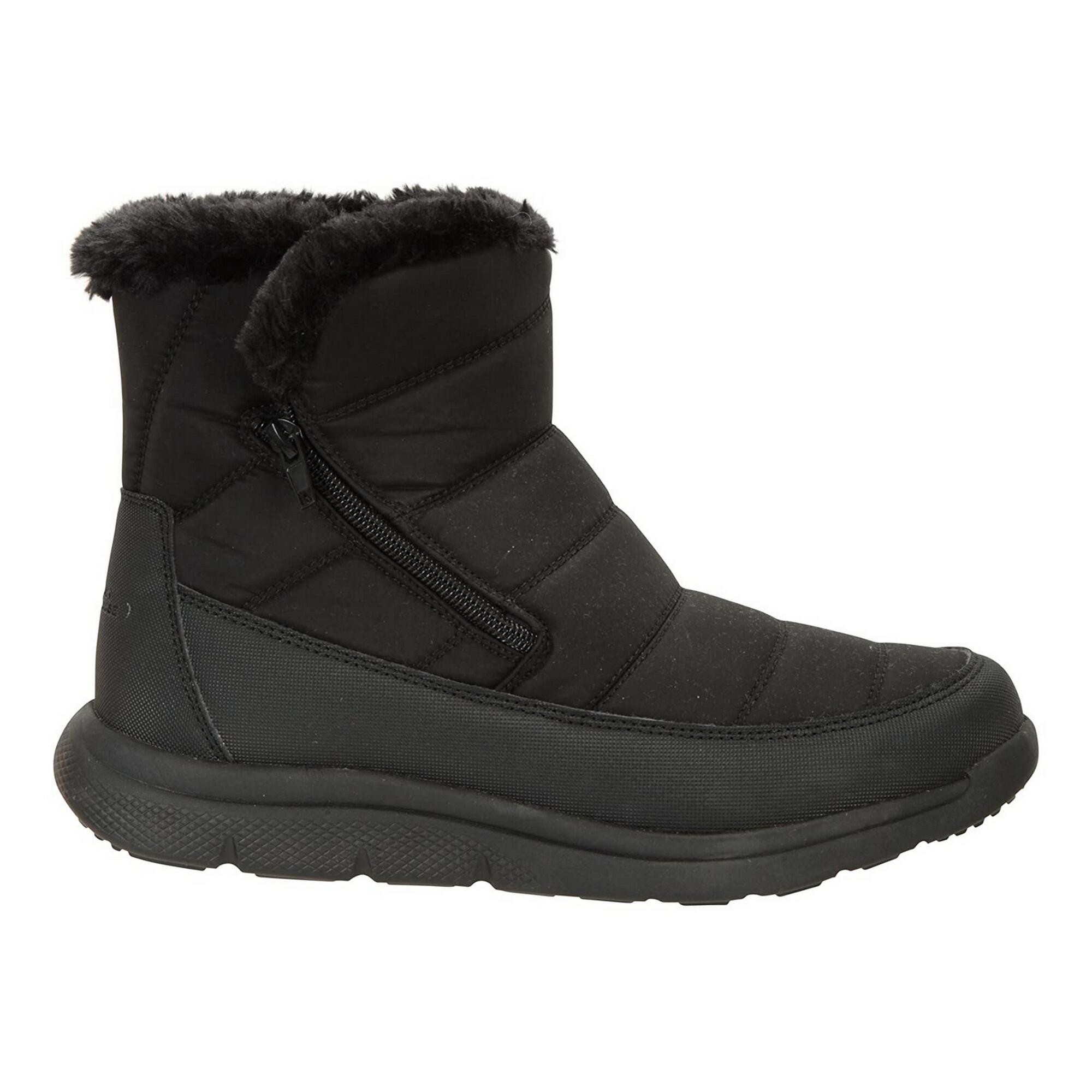 Schneestiefel "Boston", Mit Vlies gefüttert Damen Schwarz 3/4
