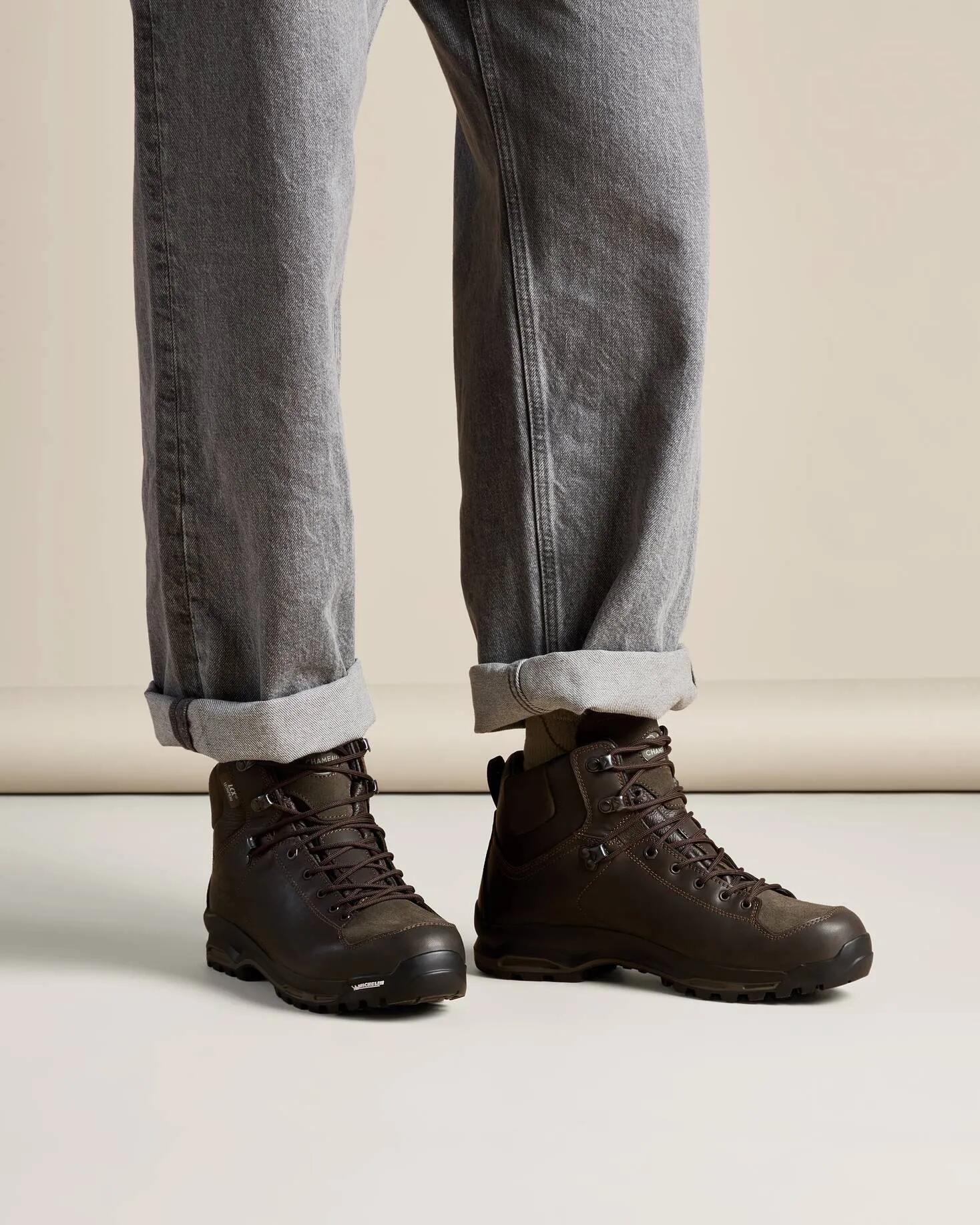 Le Chameau Explore 7" leren schoenen - Maat 45 5/6