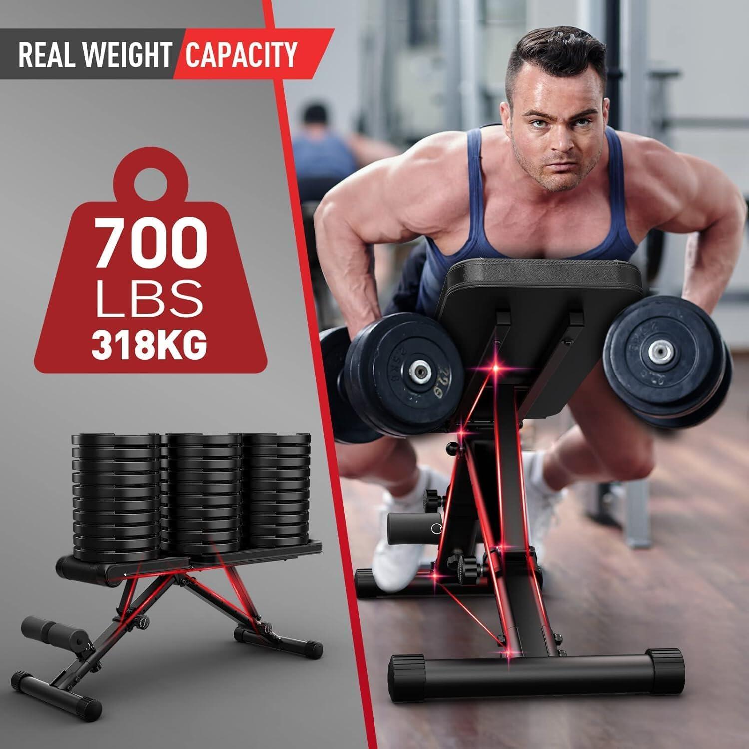 JOROTO MD35 Banc de musculation réglable  318KG Capacité de Poids 5/7