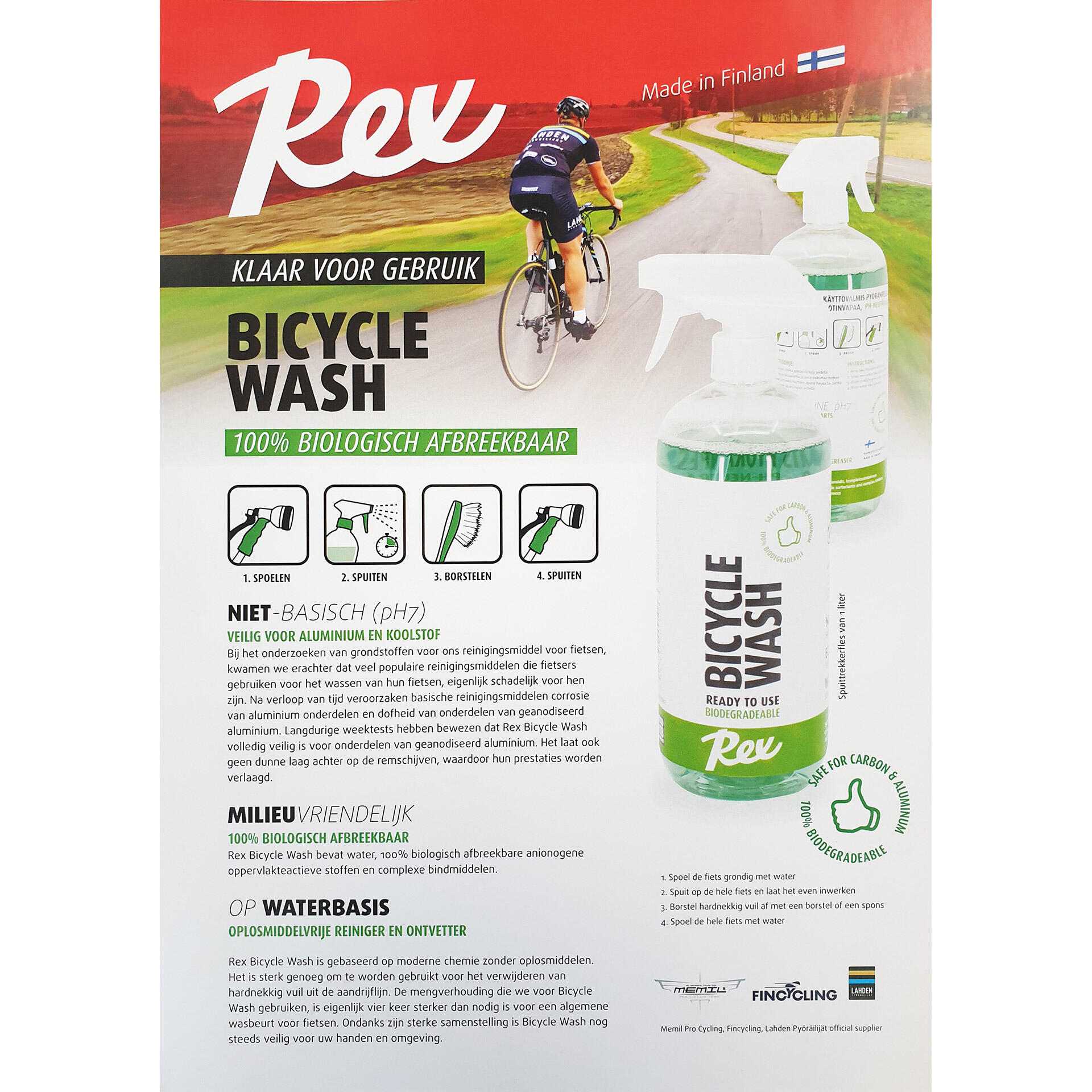 Rex Bicycle Wash 1000 ml 3/4