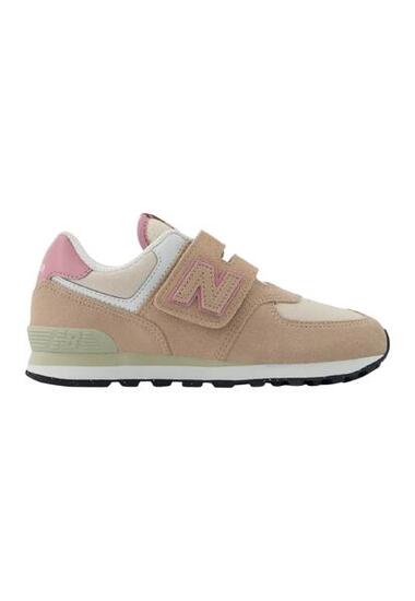 Scarpe per bambina New Balance PV574QTC - beige/fluo mango taglia 31
