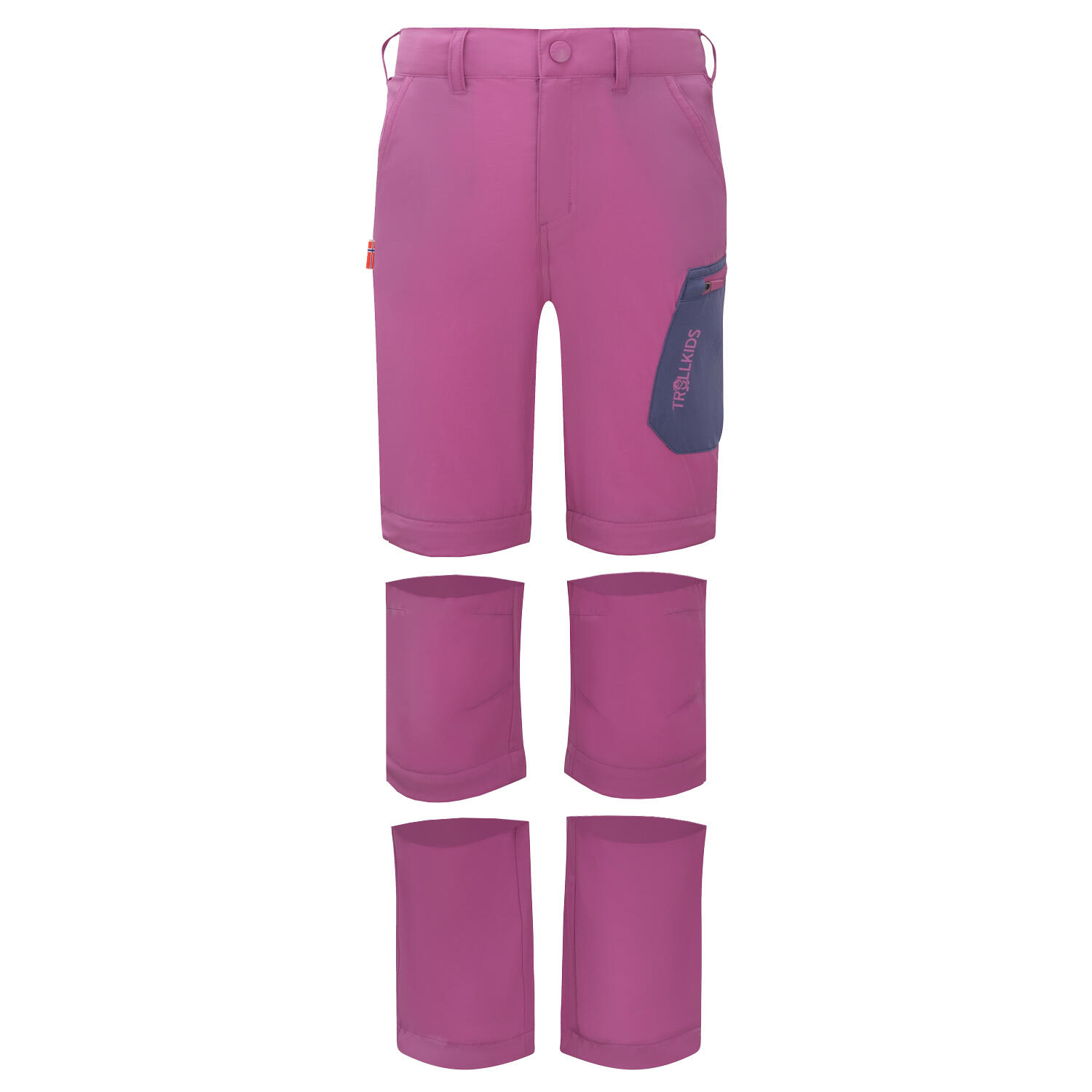Kids Preikestolen Double Zip-Off Pants 6/6
