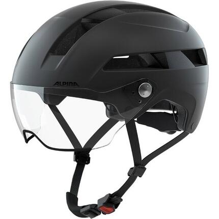 Casque Urbain Sportif Alpina Soho Visor 51-56 Noir Mat