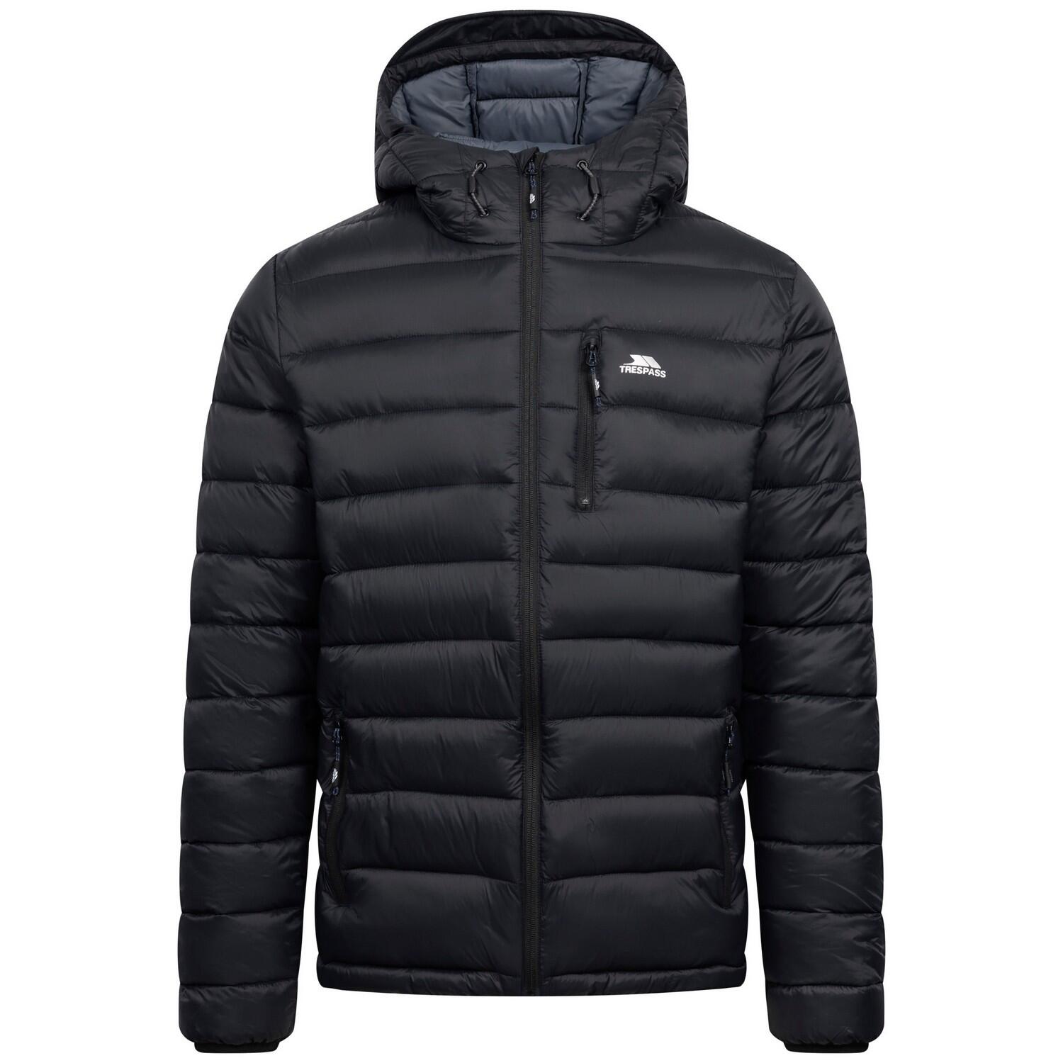 TRESPASS Mens Mikail Padded Jacket (Black)