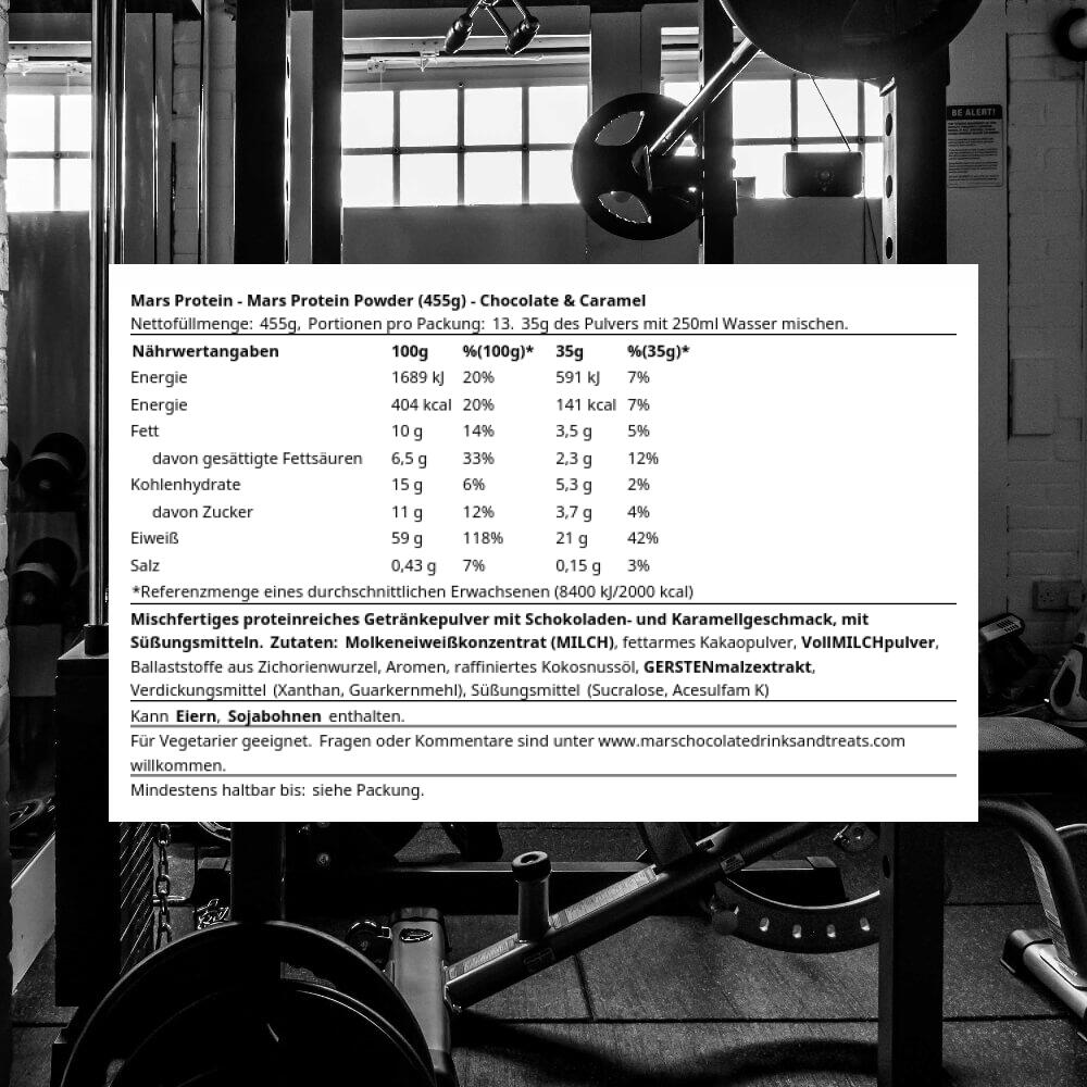 Mars Protein Powder (455g) Chocolate & Caramel 3/3