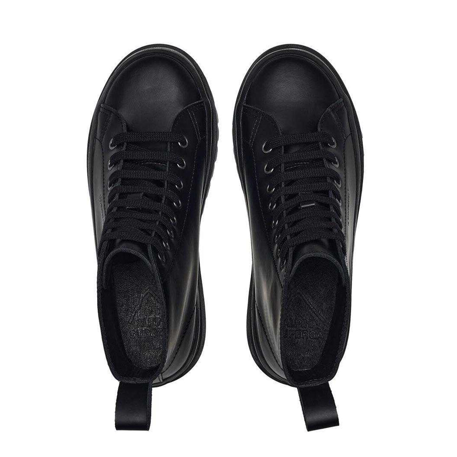 "2644 Alpina" Stiefeletten für , Boxleder Damen Schwarz 3/4