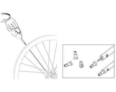 Icetoolz (buzaglo) verdraaibare spaaknippelspanner 12s5 voor hoge velgen