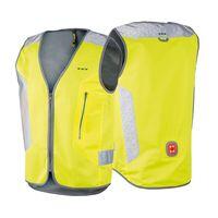 Wowow Gilet Riflettente Tegra Taglia L Giallo con Luce Posteriore.