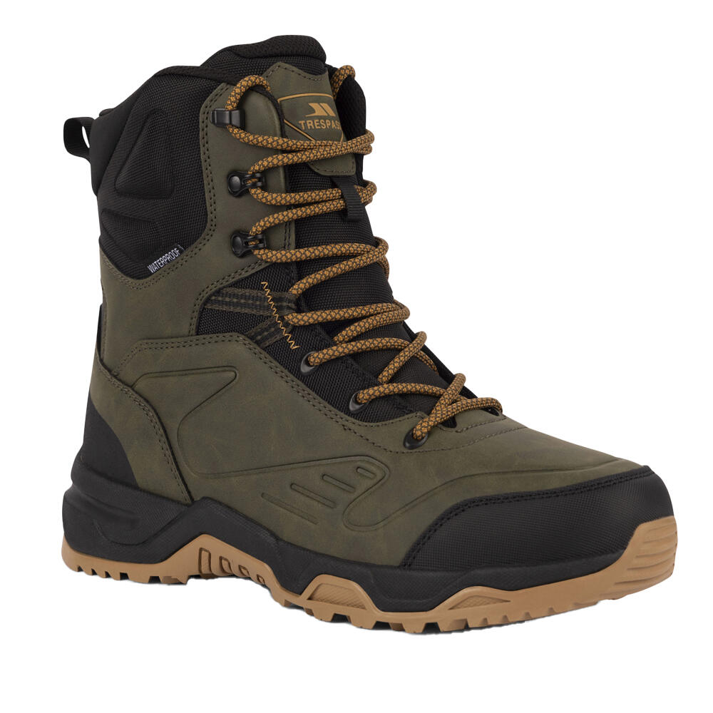 Mens Serge Snow Boots (Khaki Green)