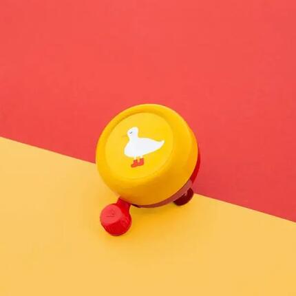 Dzwonek rowerowy WIDEK Explorer Sleepy Duck czerwono-żółty