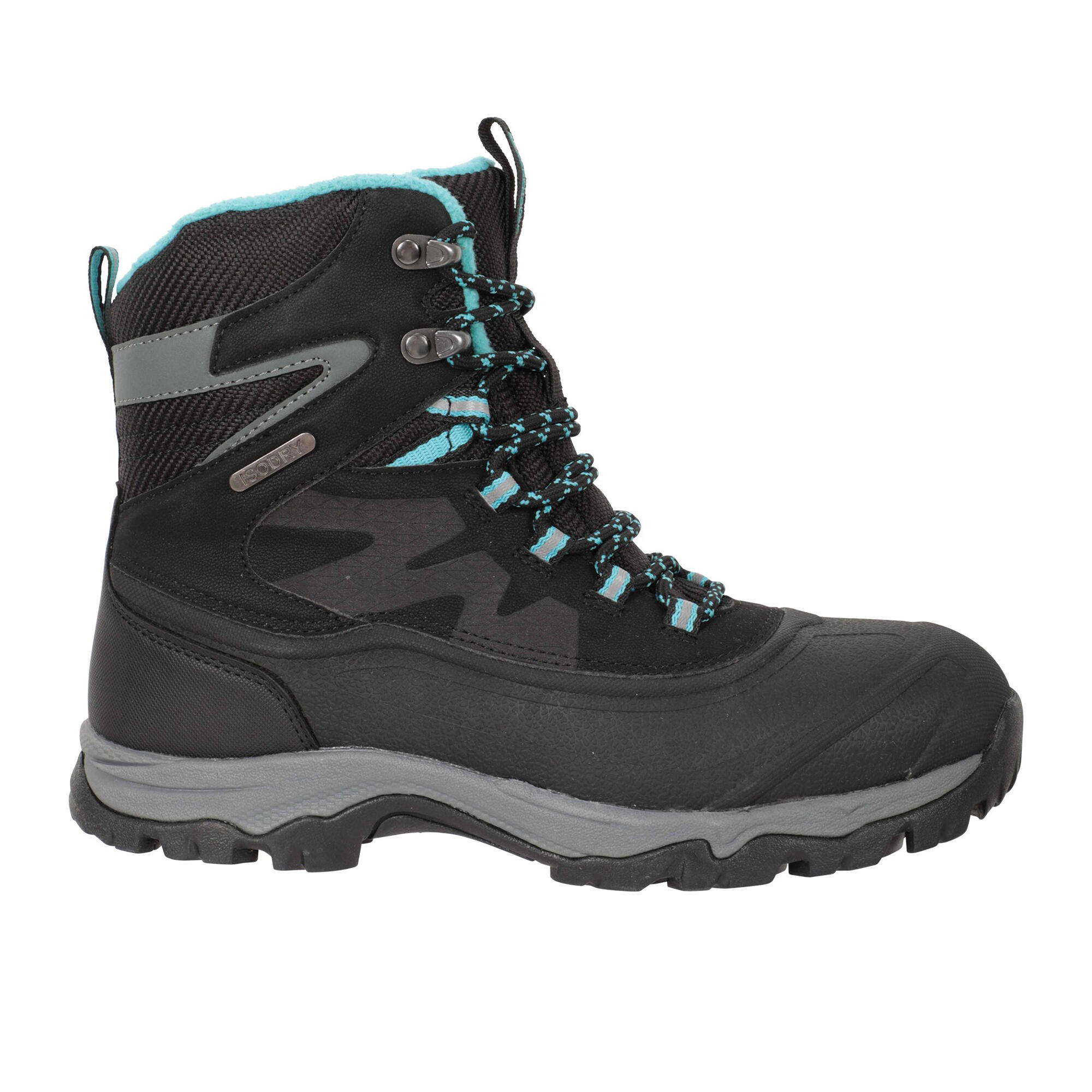 Womens/Ladies Ultra Piste Basher II Waterproof Snow Boots (Black) 4/4