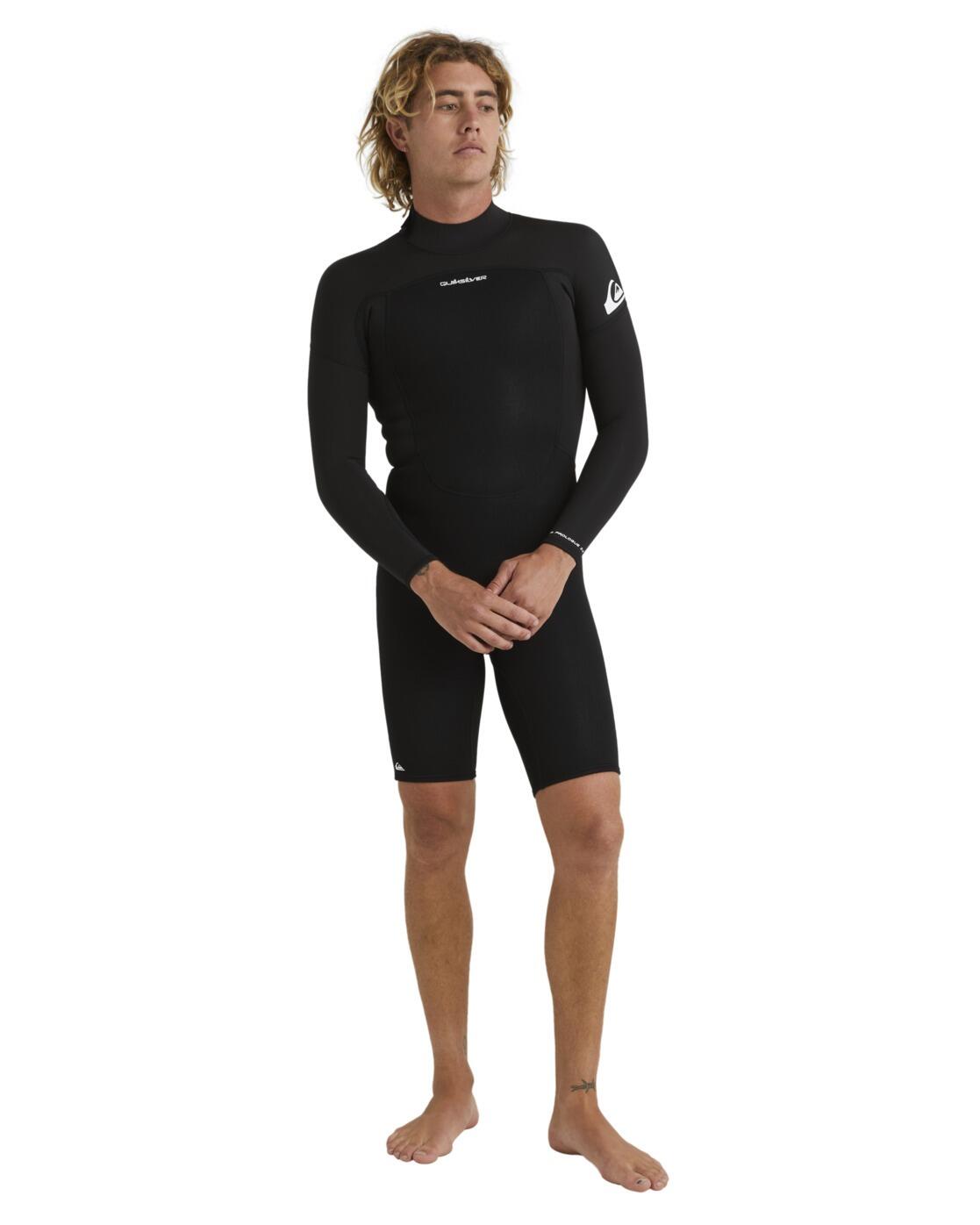 Springsuit manches longues Back Zip 2/2MM PROLOGUE Noir Homme 3/4