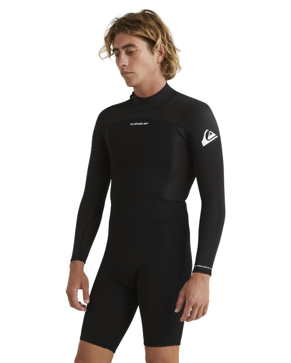 Springsuit manches longues Back Zip 2/2MM PROLOGUE Noir Homme 4/4